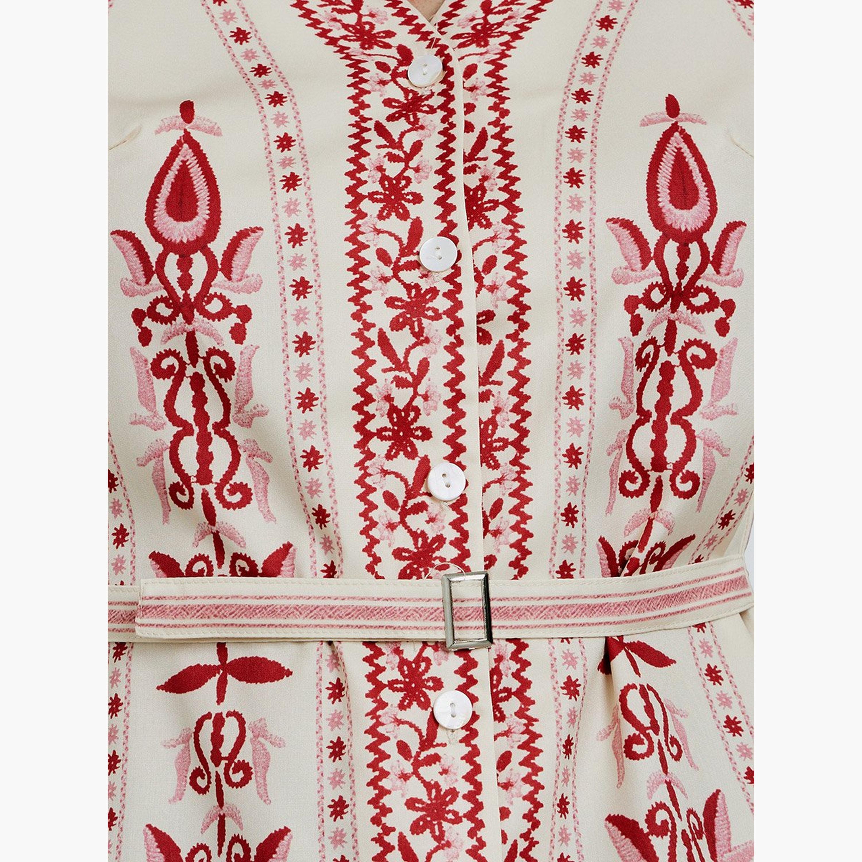 تيك تو - بلوزة للنساء مطرزة بدون أكمام-women-clothing-shirtsandblouses-blouses-image-3