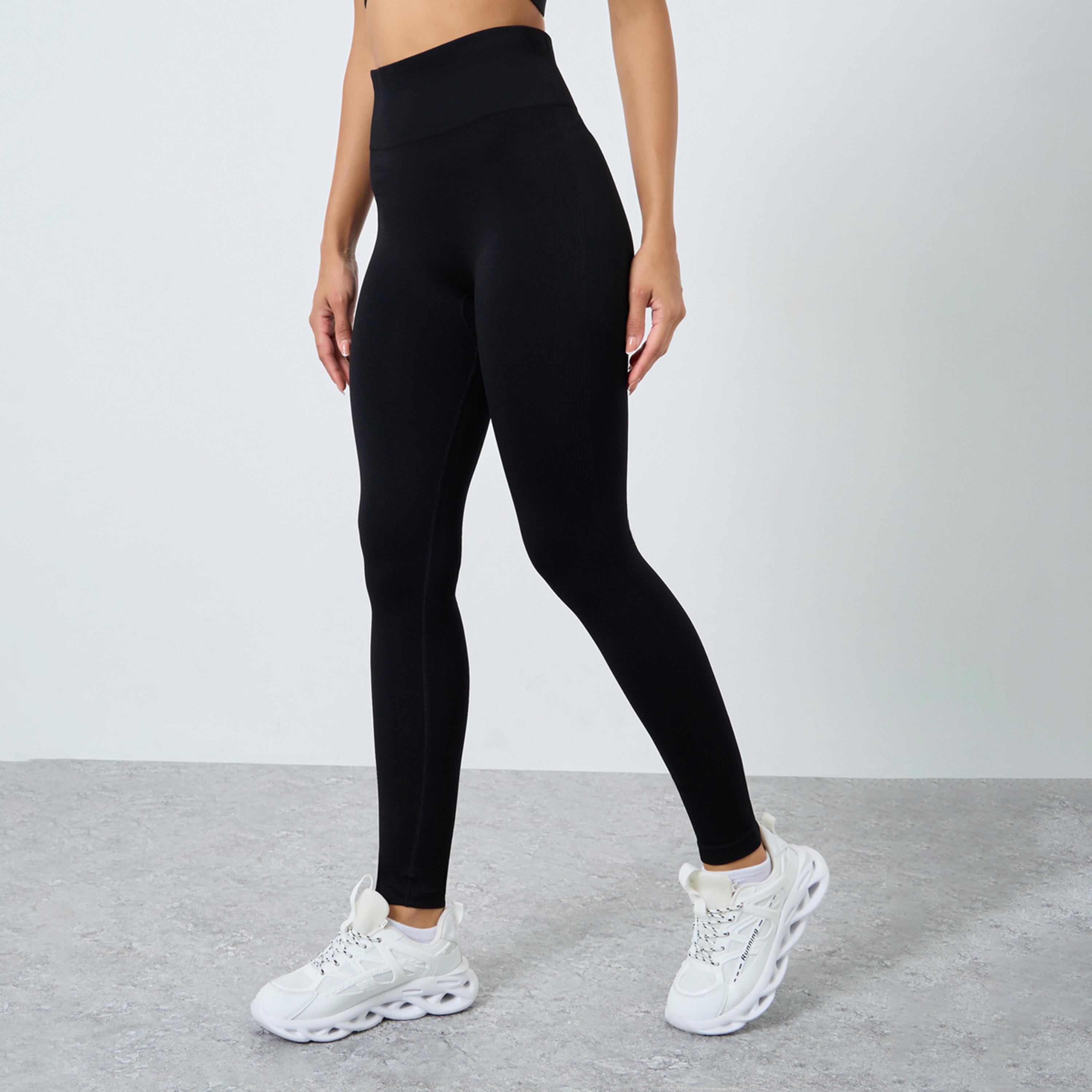 ستايلي - ليقنز/ فيزون جاكار تونال بدون درزات-women-clothing-sportswearandactivewear-bottoms-leggings-image-1