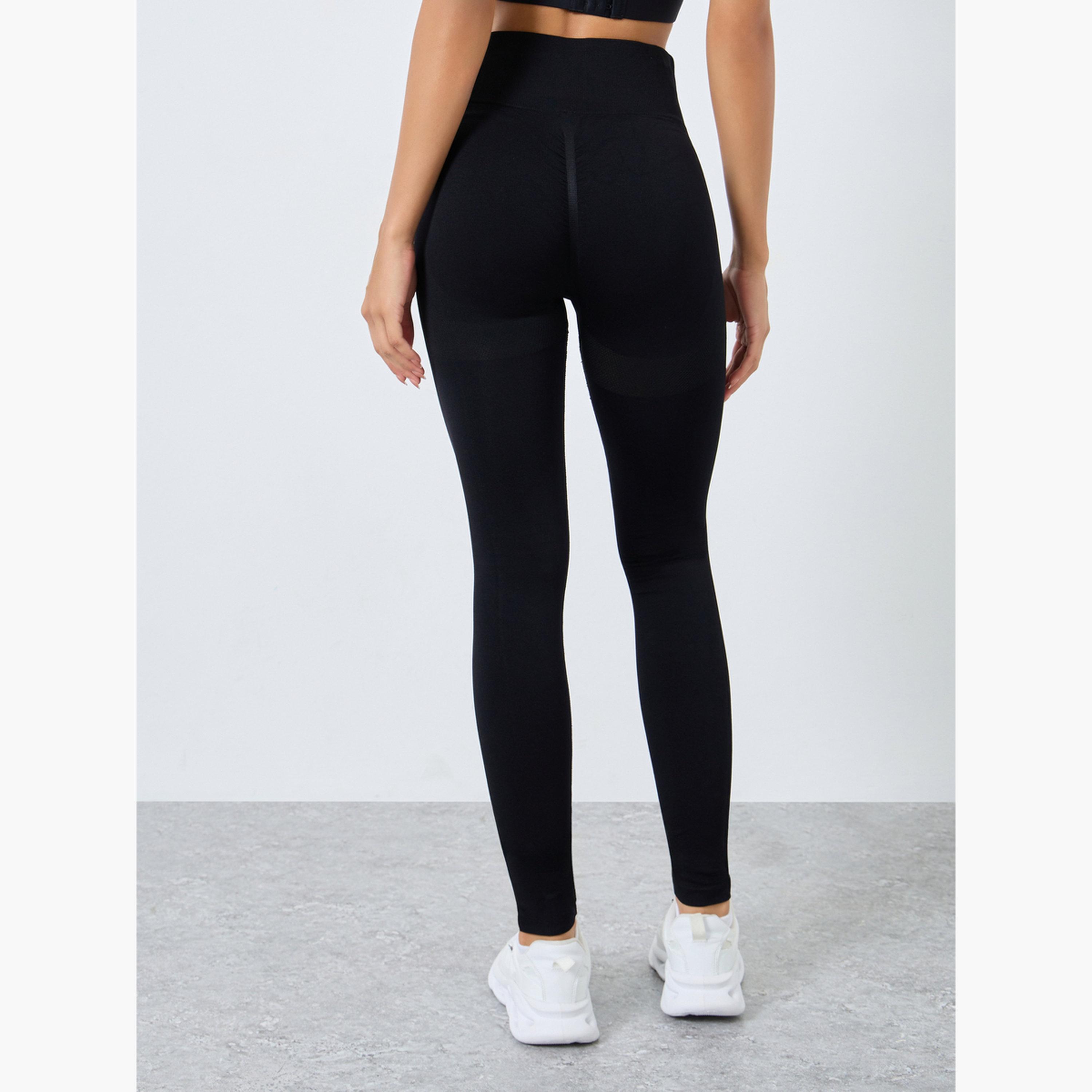 ستايلي - ليقنز/ فيزون جاكار تونال بدون درزات-women-clothing-sportswearandactivewear-bottoms-leggings-image-4