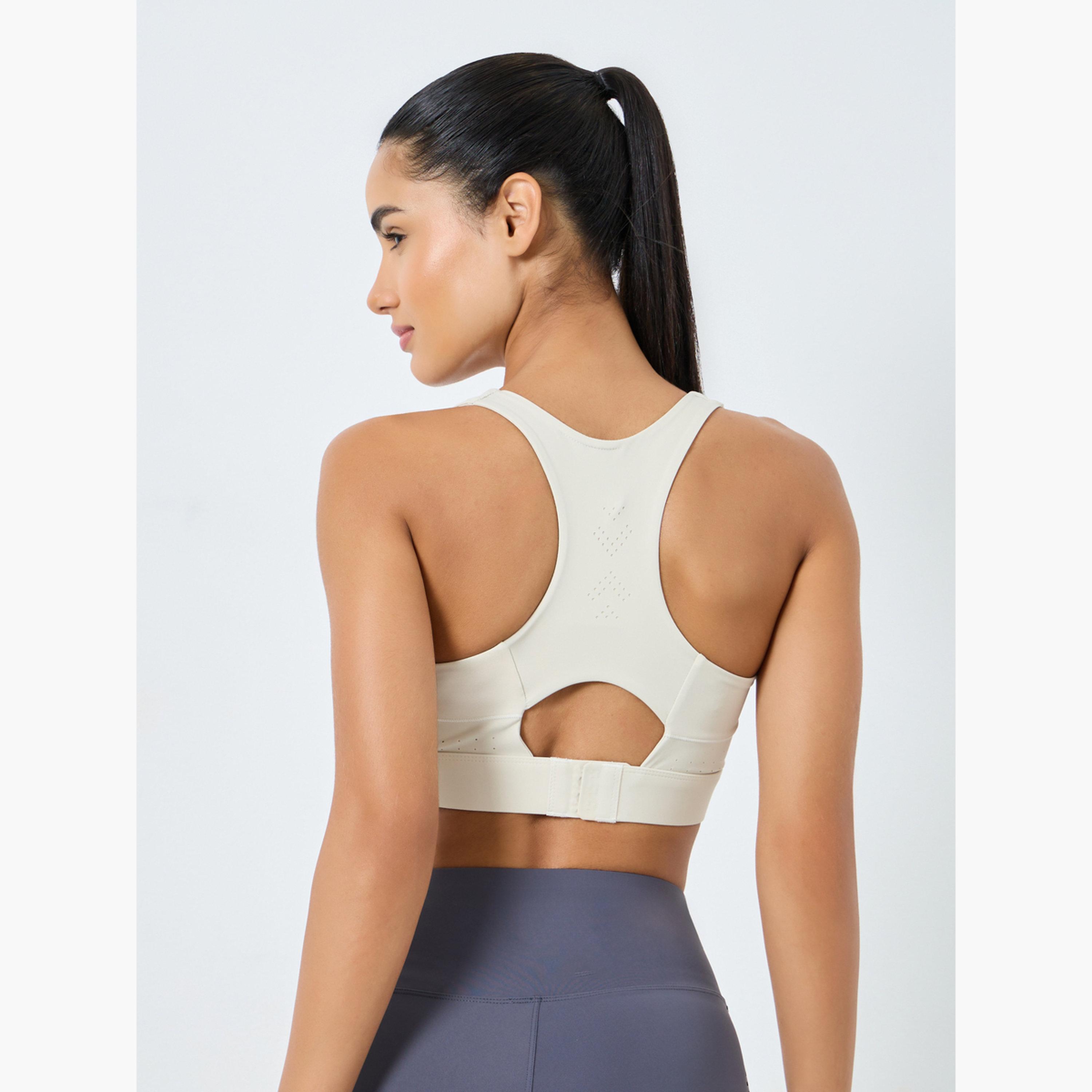 Styli Hook and Eye Racerback Perforated Sports Bra-men-clothing-sportswearandactivewear-tshirtsandpolos-image-4