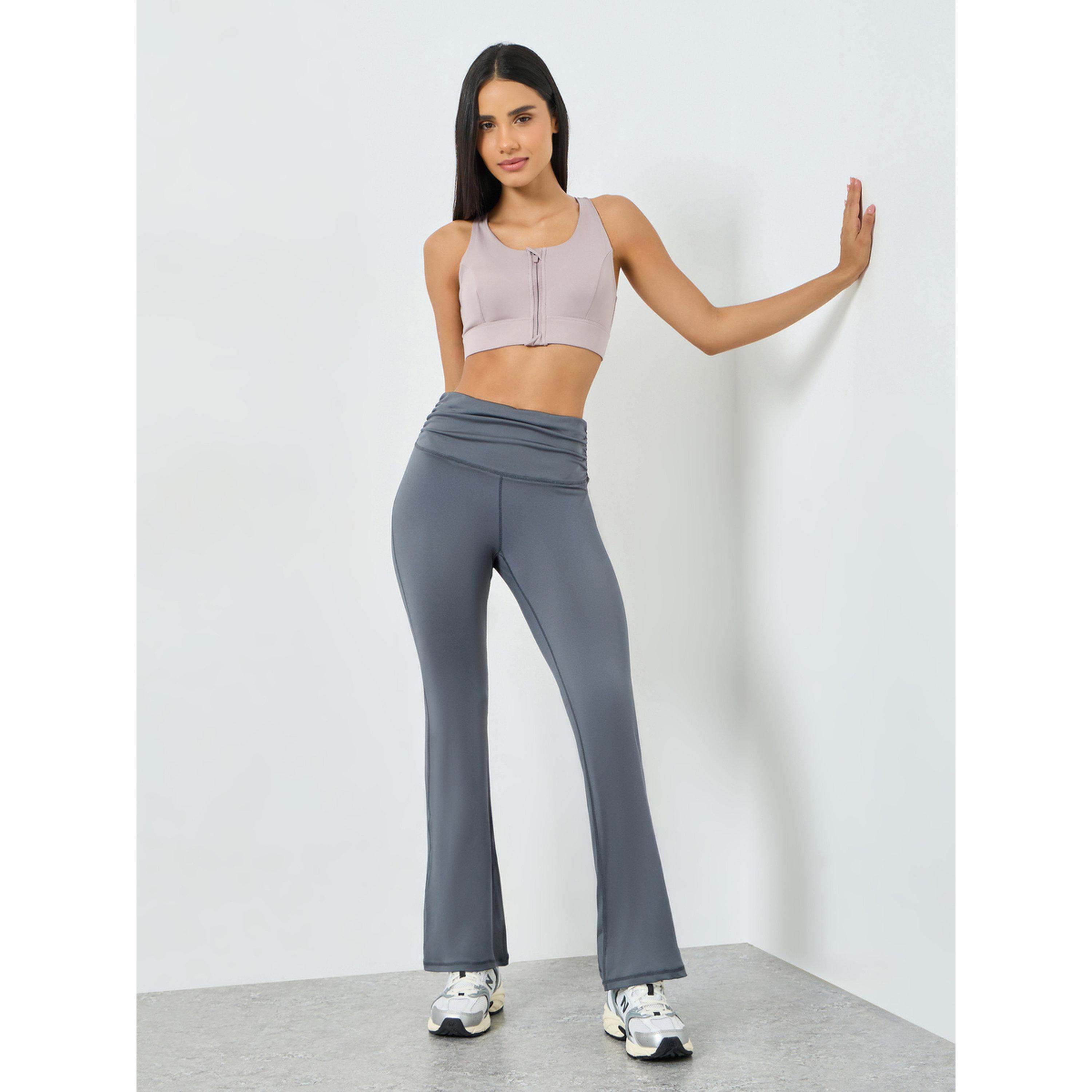 ستايلي - حمالة صدر رياضية وردية اللون بسحاب أمامي وظهر متقاطع - دعم عالي-women-clothing-lingerie-bras-image-2