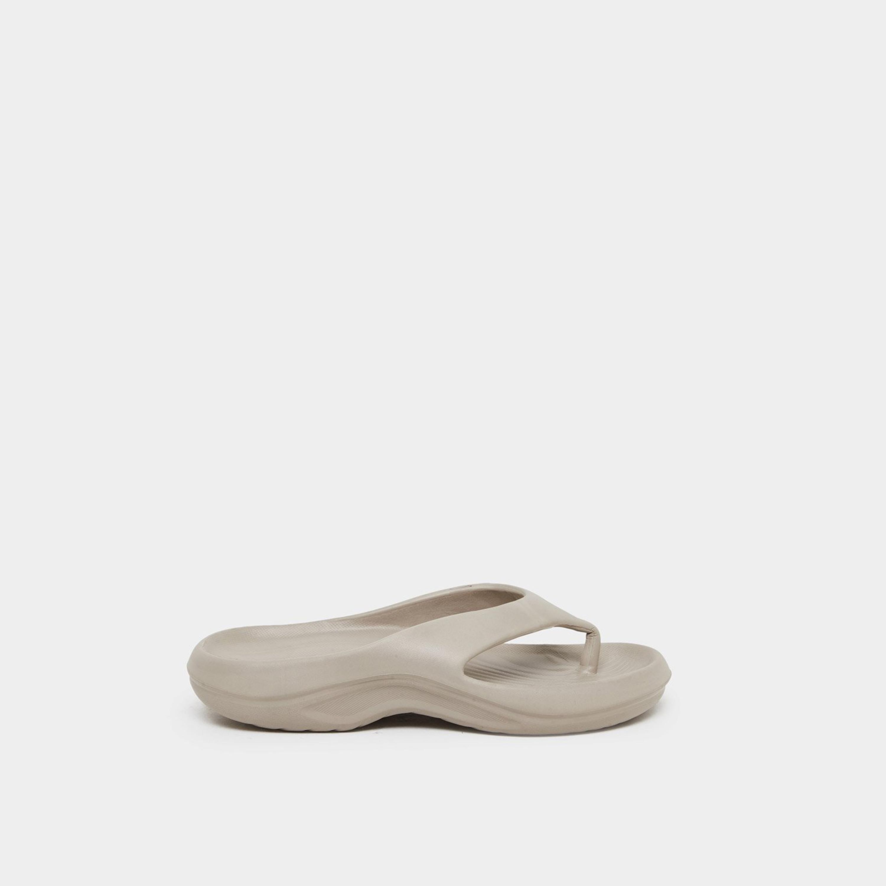 Styli Women Beige Comfort Slip On Flip-Flops-women-shoes-flipflopsandslides-image-2