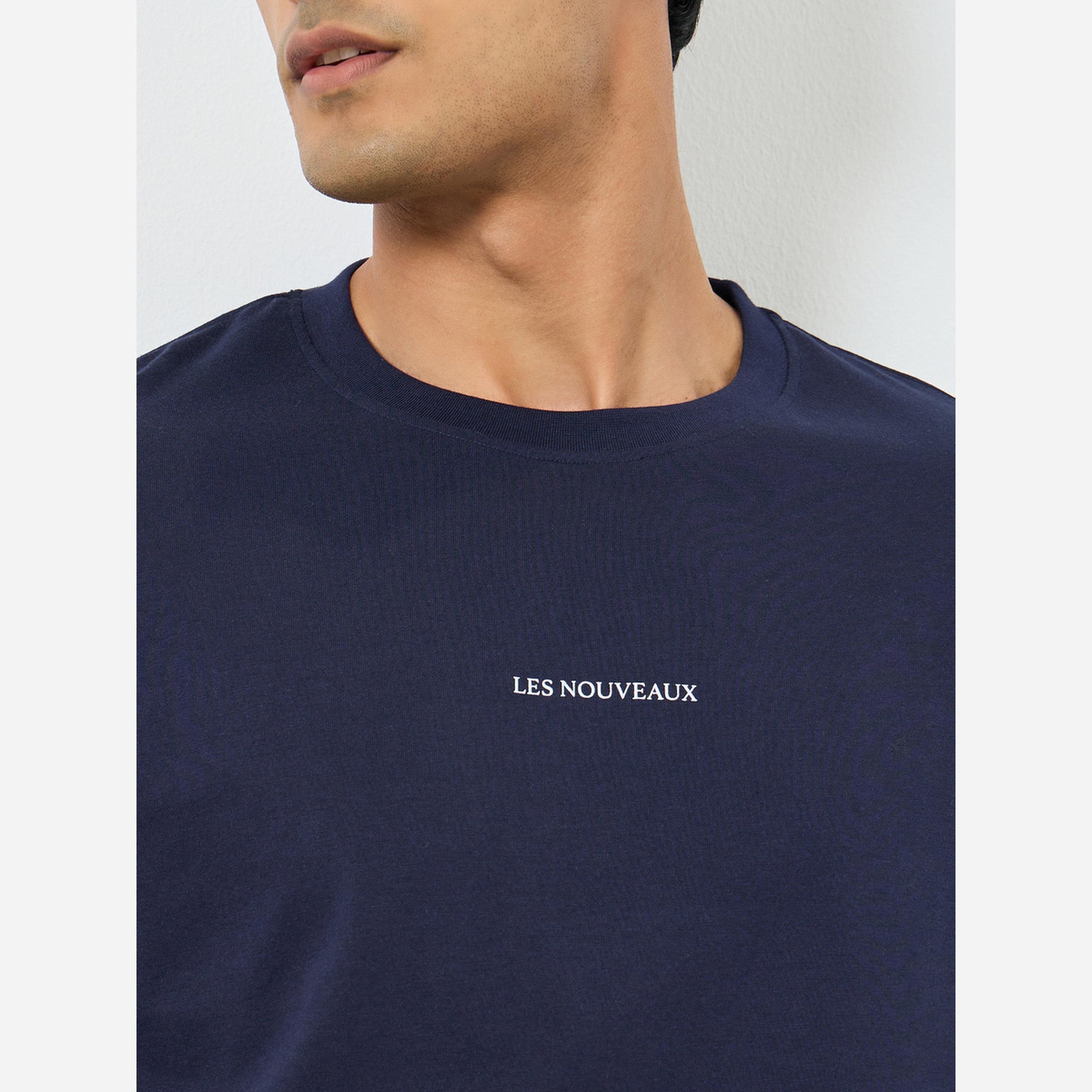 ستايلي - تيشيرت رجالي مقاس واسع طبعة بسيطة من الجيرسيه-men-clothing-tshirtsandpolos-tshirts-image-3