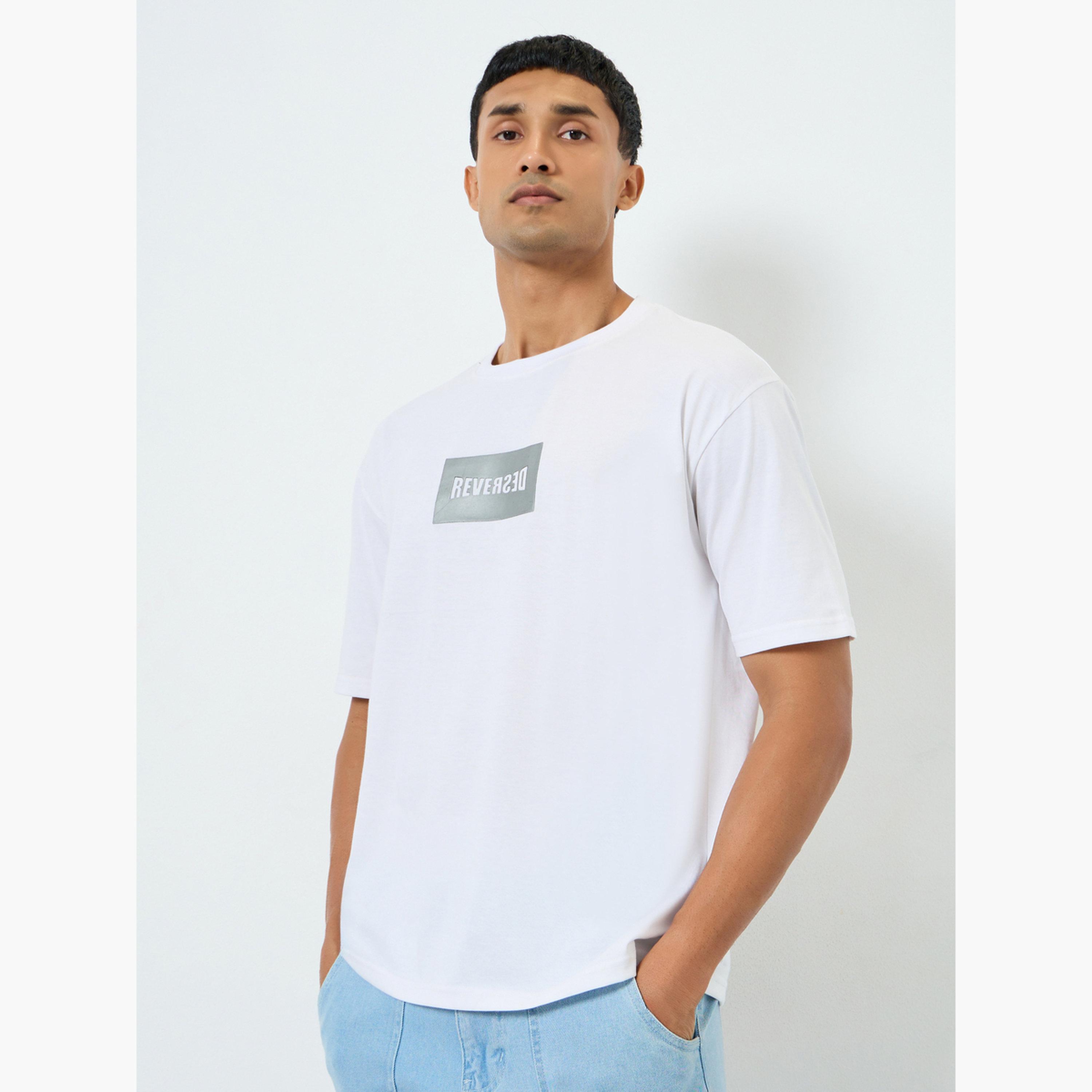 Styli Men White Graphic Print Oversized T-Shirt-men-clothing-tshirtsandpolos-tshirts-image-1