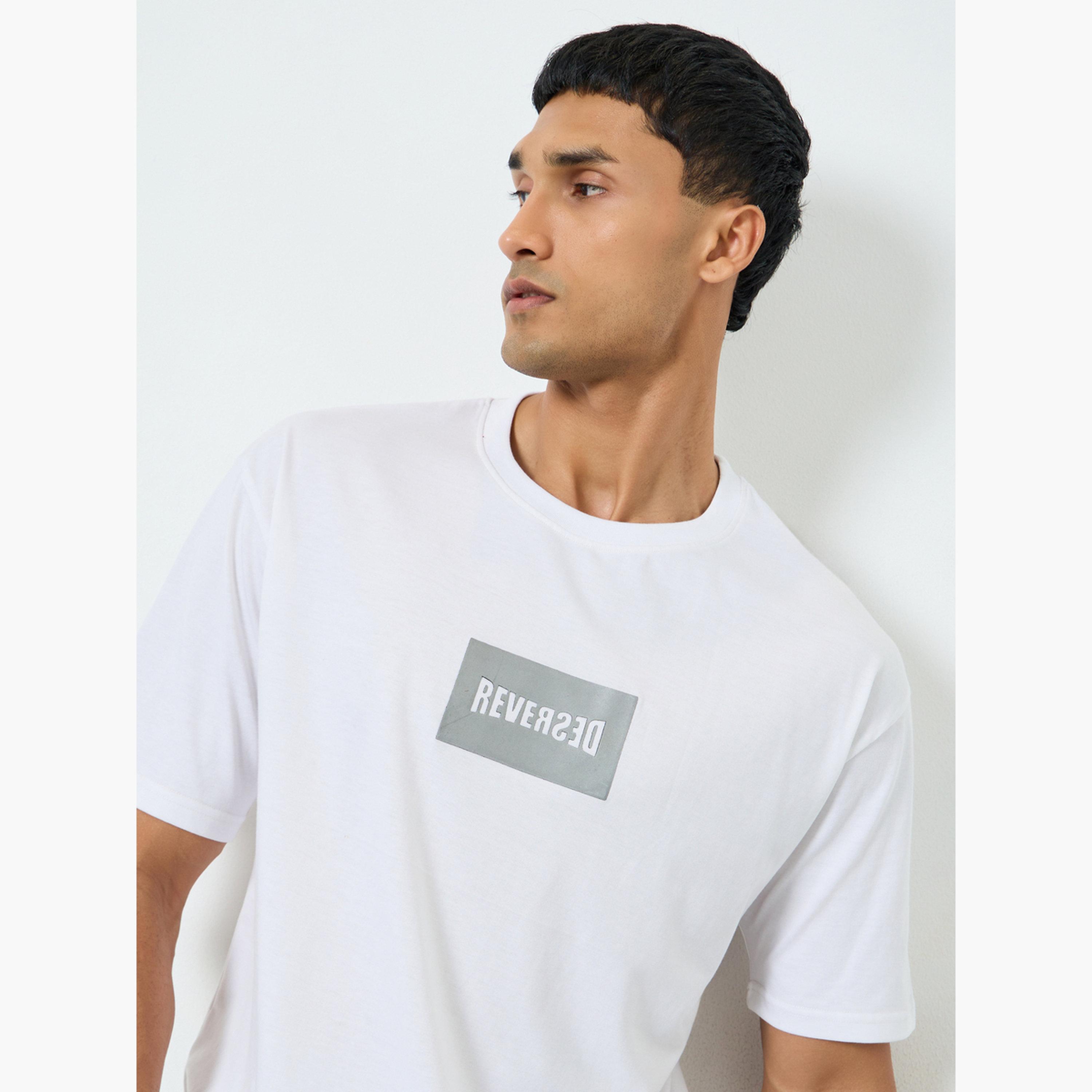 Styli Men White Graphic Print Oversized T-Shirt-men-clothing-tshirtsandpolos-tshirts-image-3