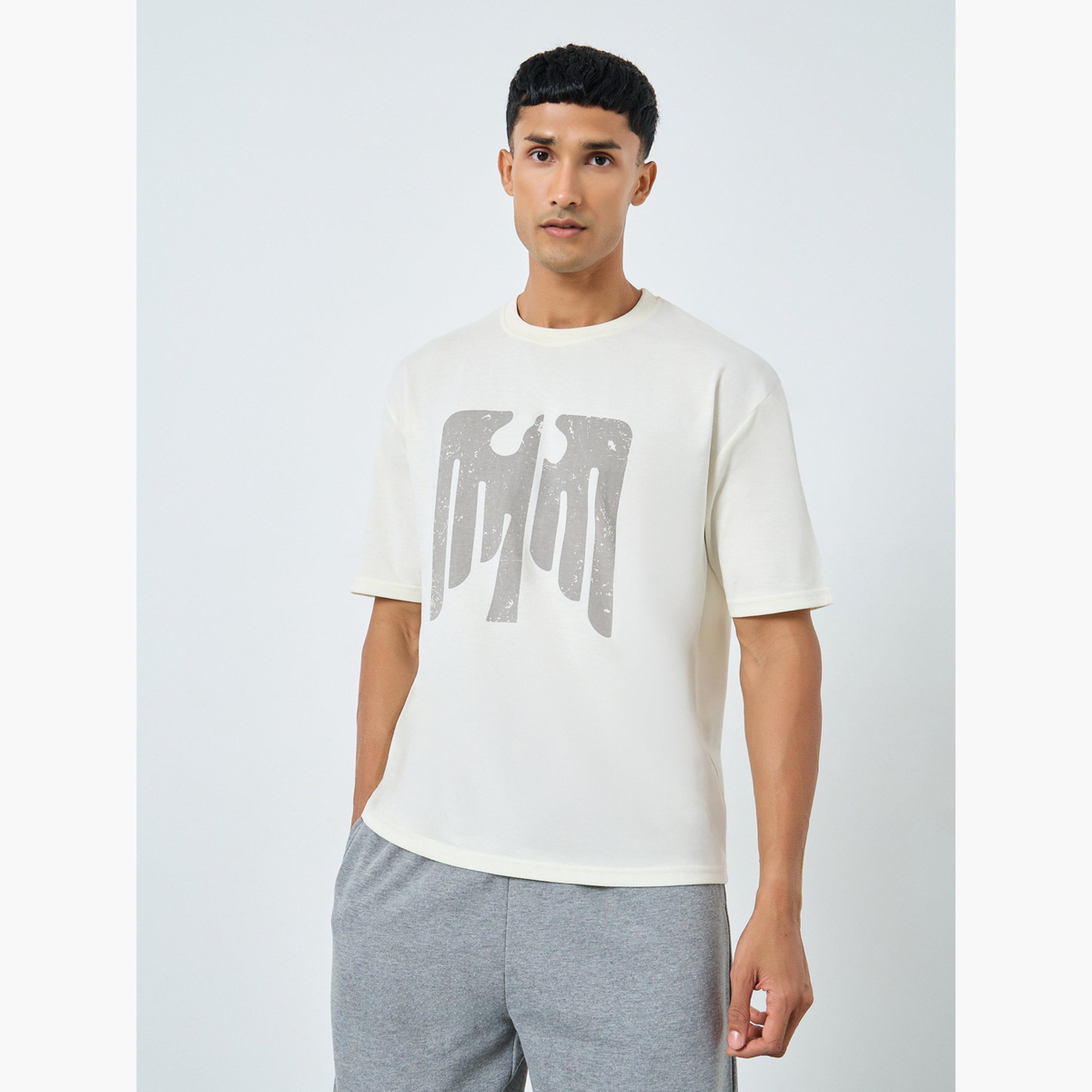 Styli Oversized Graphic Print Jersey T-Shirt-men-clothing-tshirtsandpolos-tshirts-image-1