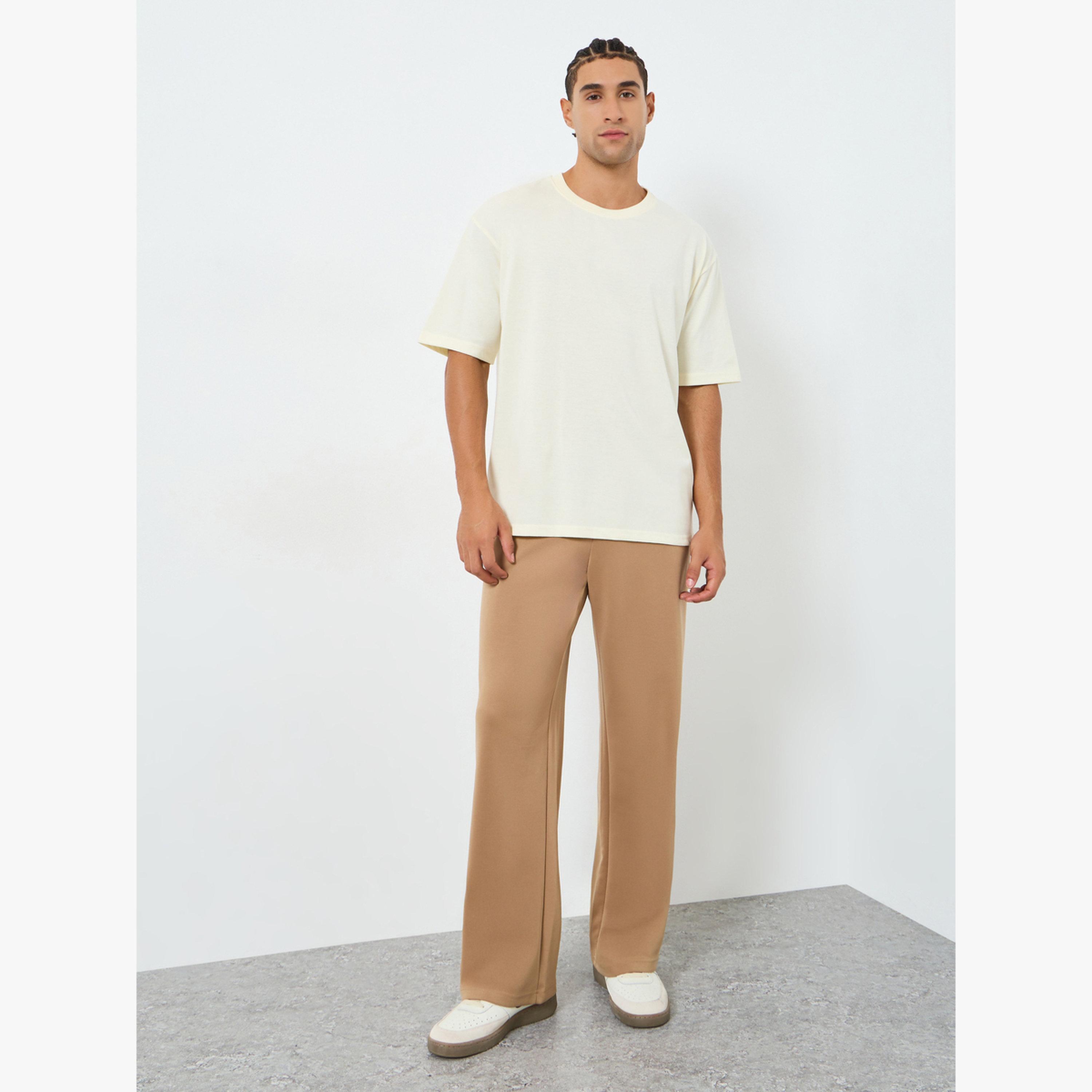 Styli Men Off White Embroidered Oversized T-Shirt-men-clothing-tshirtsandpolos-tshirts-image-2
