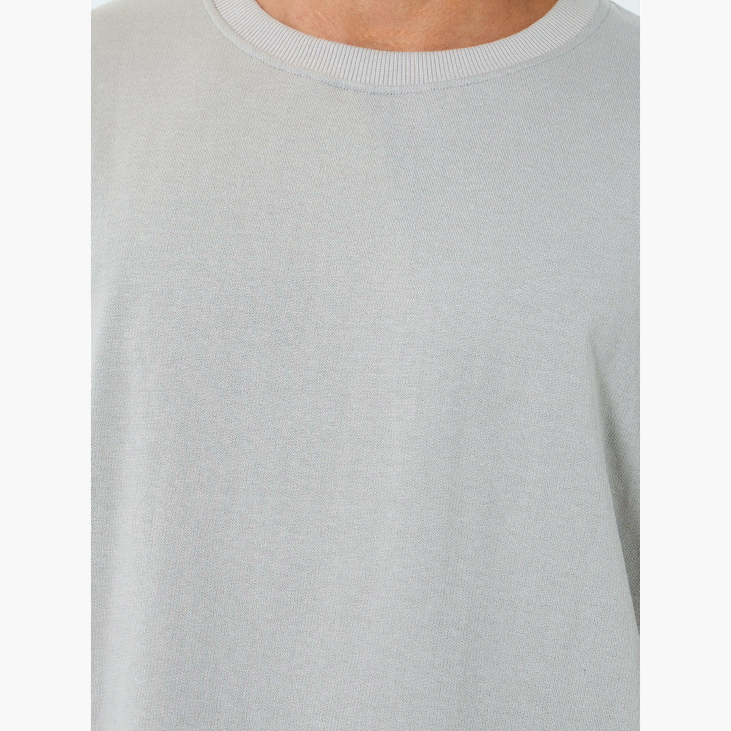 Styli Men Grey Oversized Graphic Print T-Shirt-men-clothing-tshirtsandpolos-tshirts-image-4