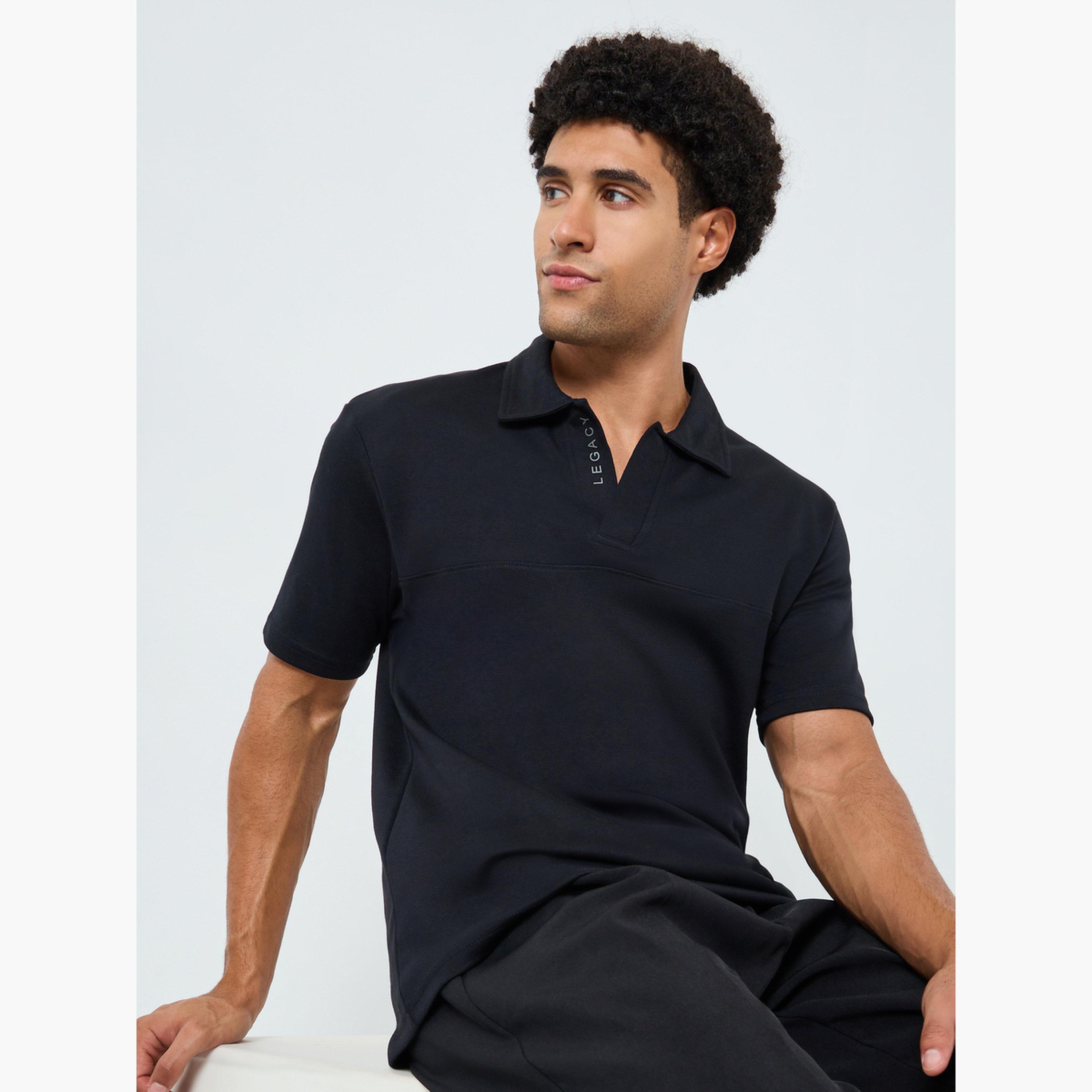 تيشيرت بولو سادة قصة مريحة-men-clothing-tshirtsandpolos-polos-image-3