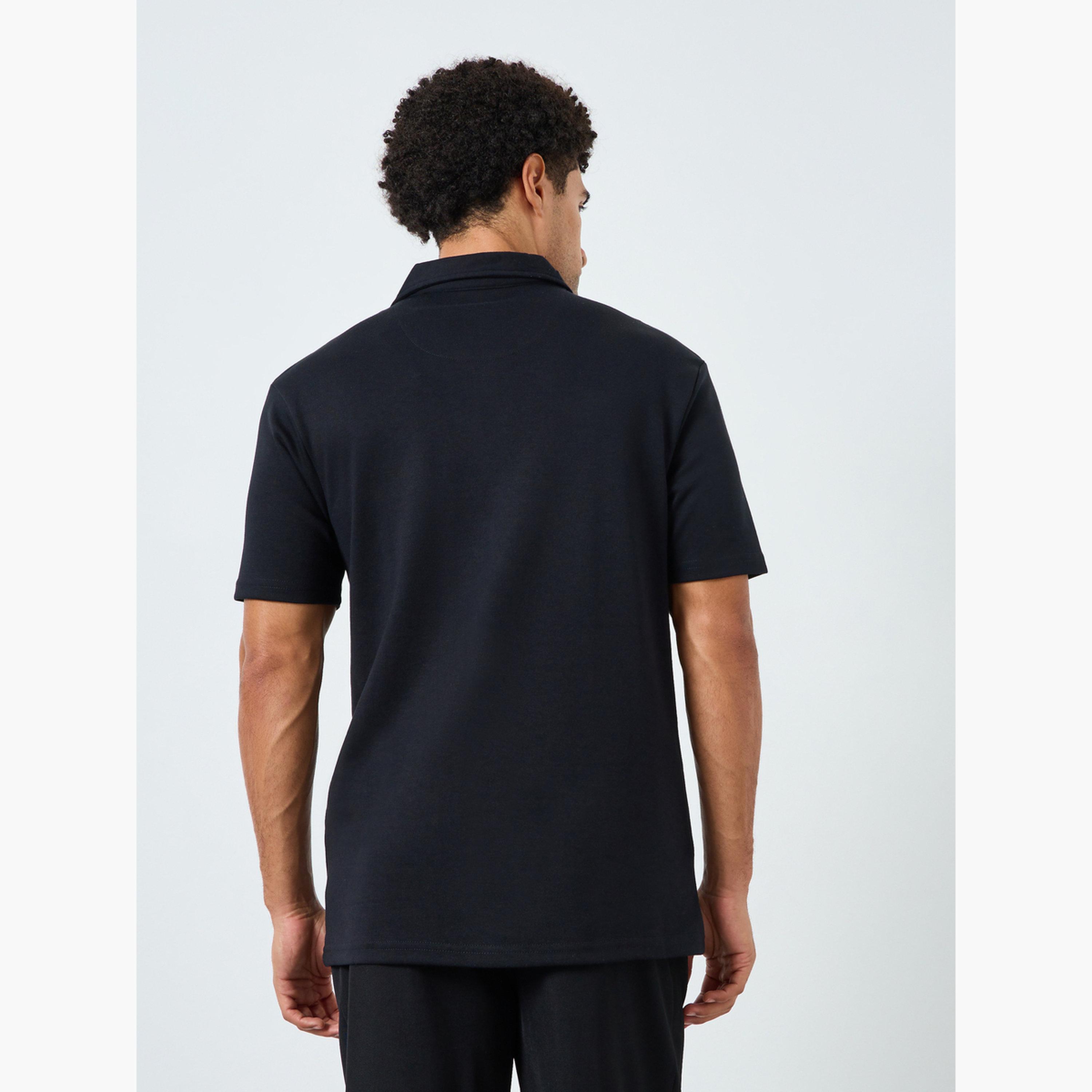 تيشيرت بولو سادة قصة مريحة-men-clothing-tshirtsandpolos-polos-image-5