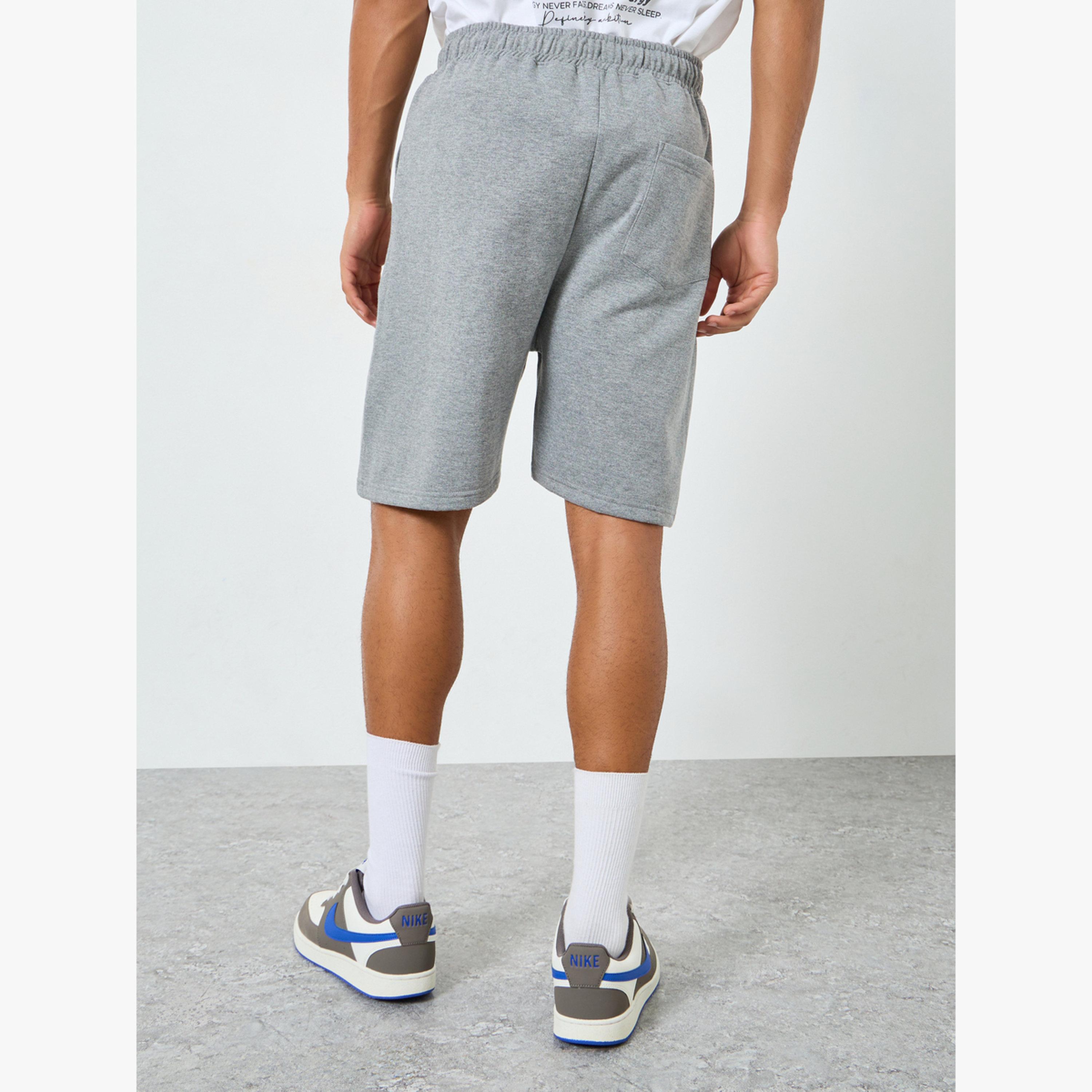 Styli Men Regular Fit Revere Terry Fleece Shorts-men-clothing-bottoms-shorts-image-3