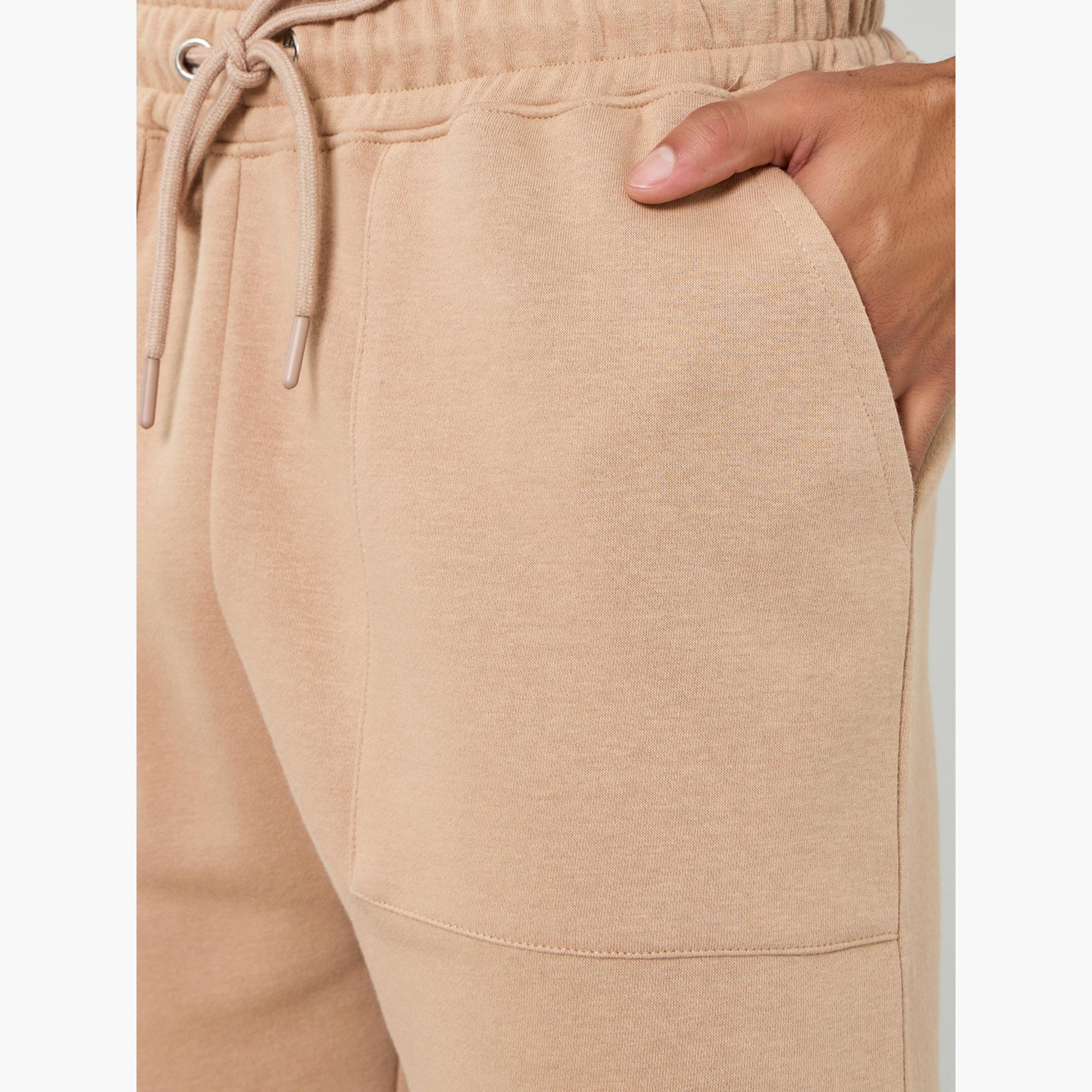 Styli Men Regular Fit Revere Terry Fleece Shorts-men-clothing-bottoms-shorts-image-3