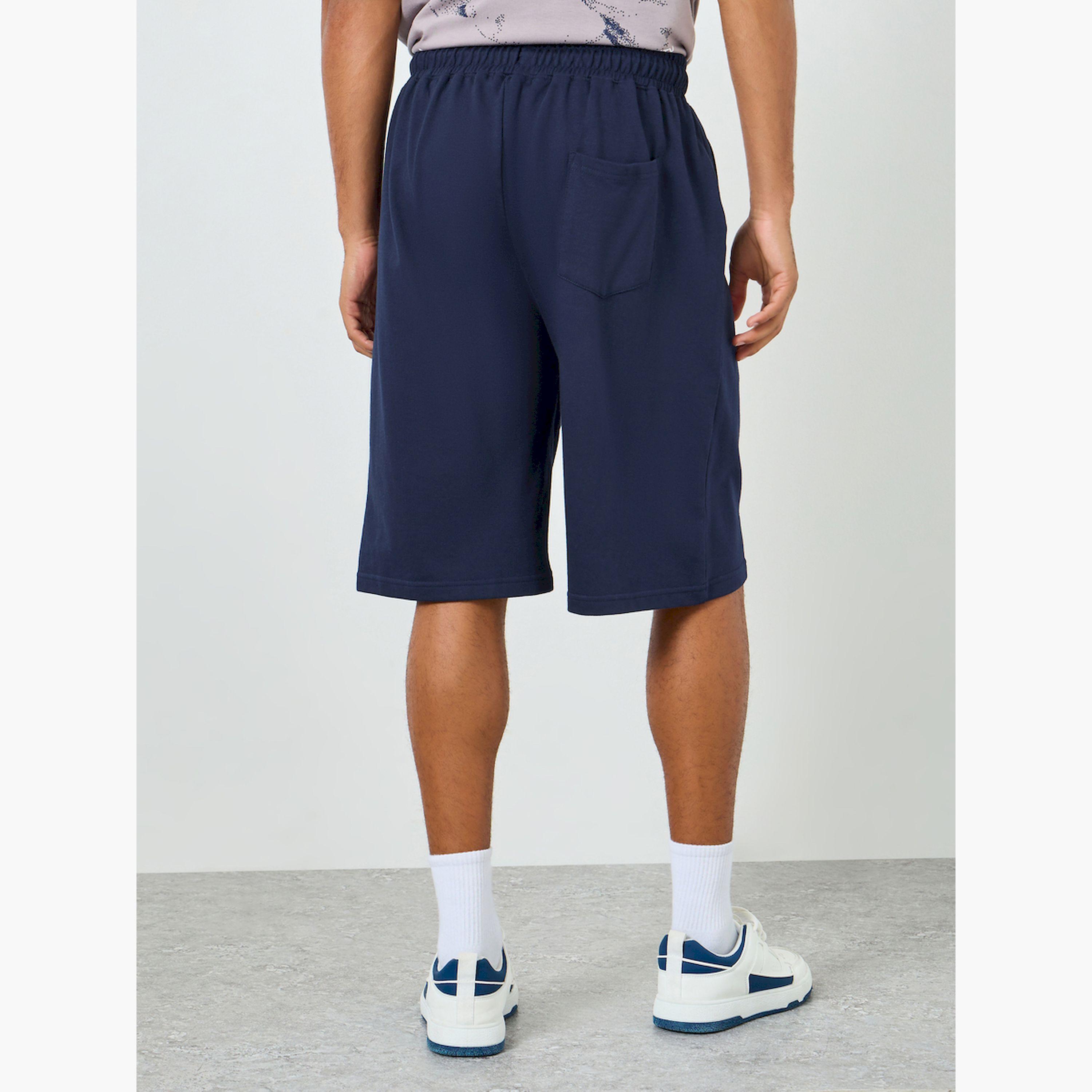 شورت تيري رجالي فضفاض بطبعة عالية الدقة-men-clothing-bottoms-shorts-image-4