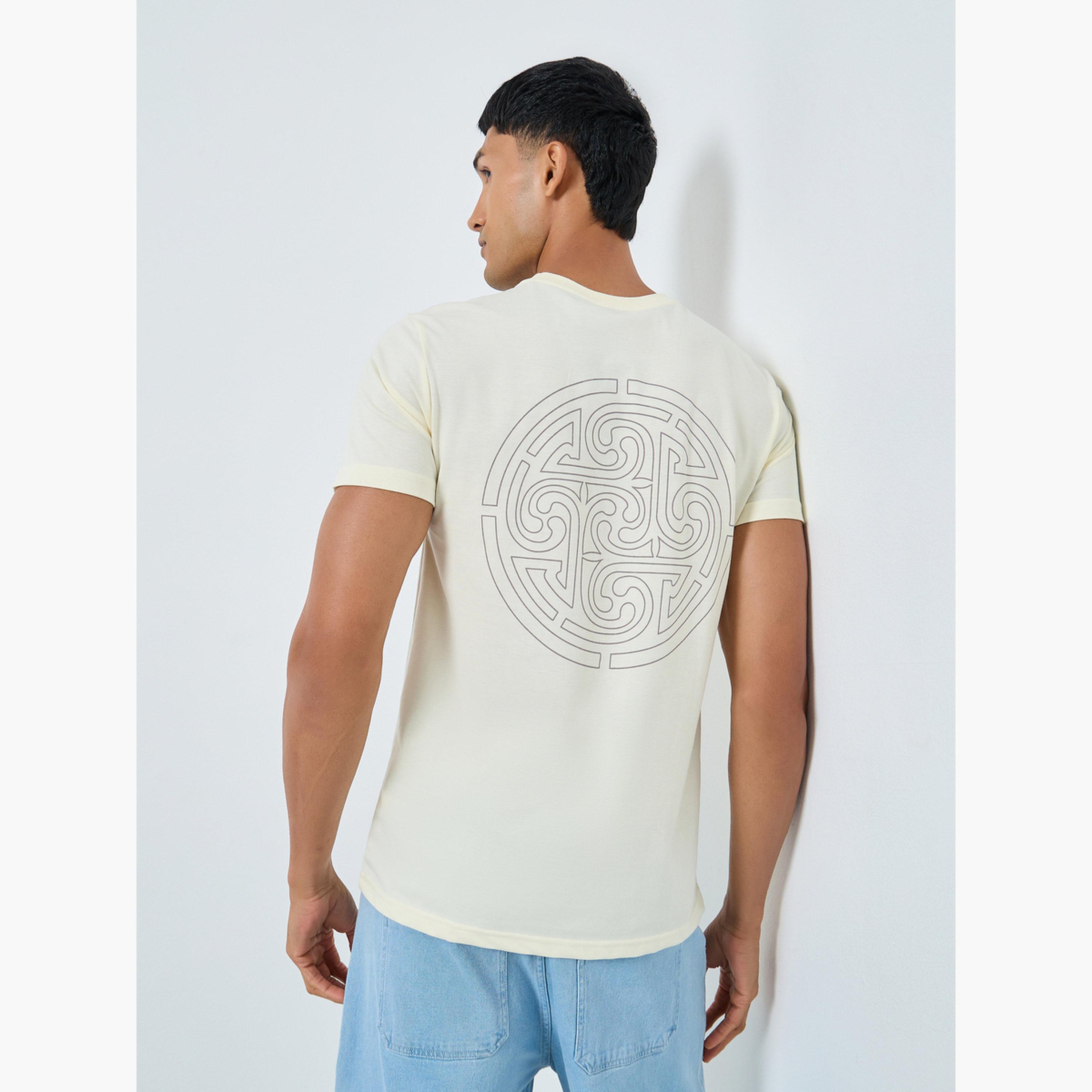 Styli Regular Fit Back Printed Jersey T-Shirt-men-clothing-tshirtsandpolos-tshirts-image-3