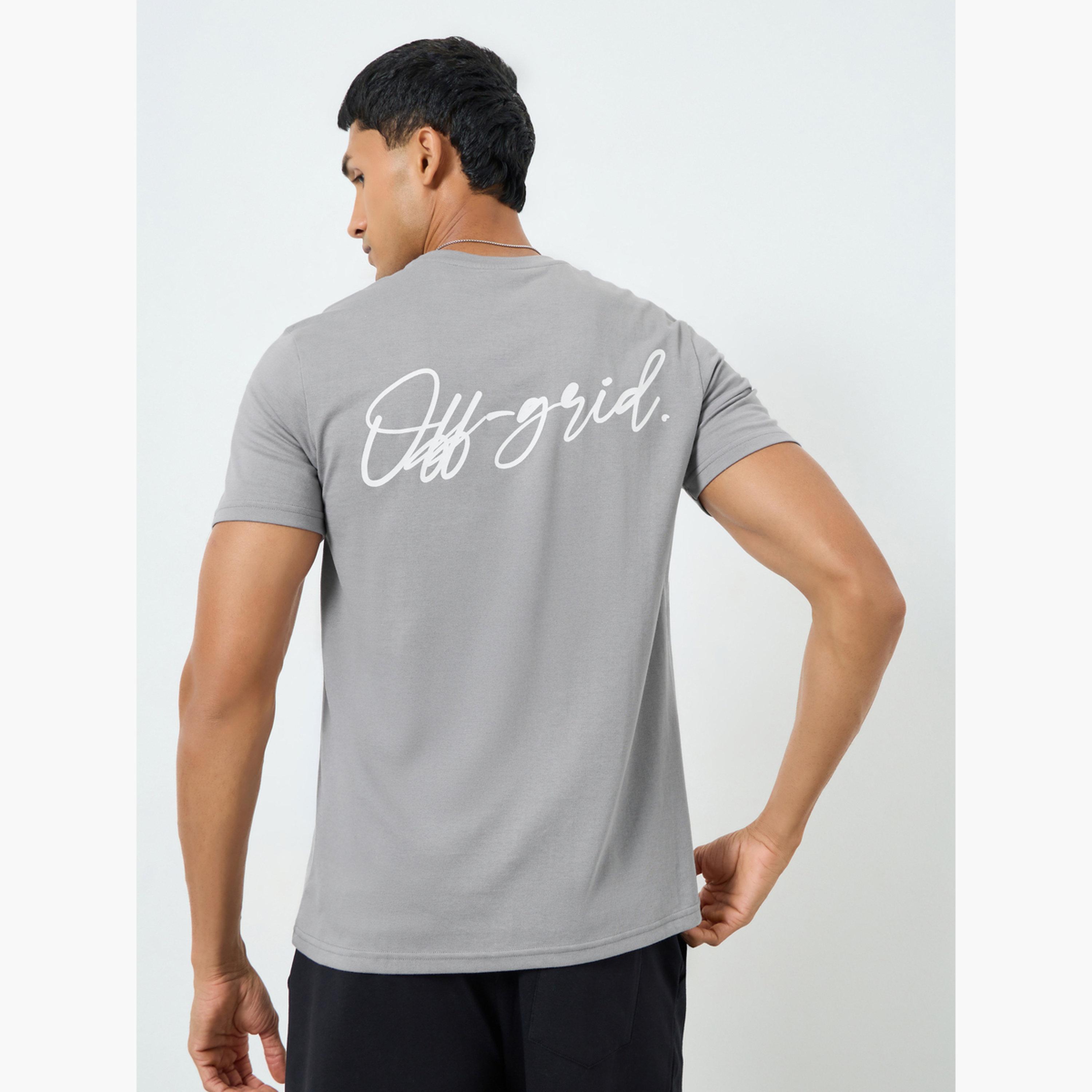 Styli Men Graphic Print Crew Neck T-Shirt-men-clothing-tshirtsandpolos-tshirts-image-3