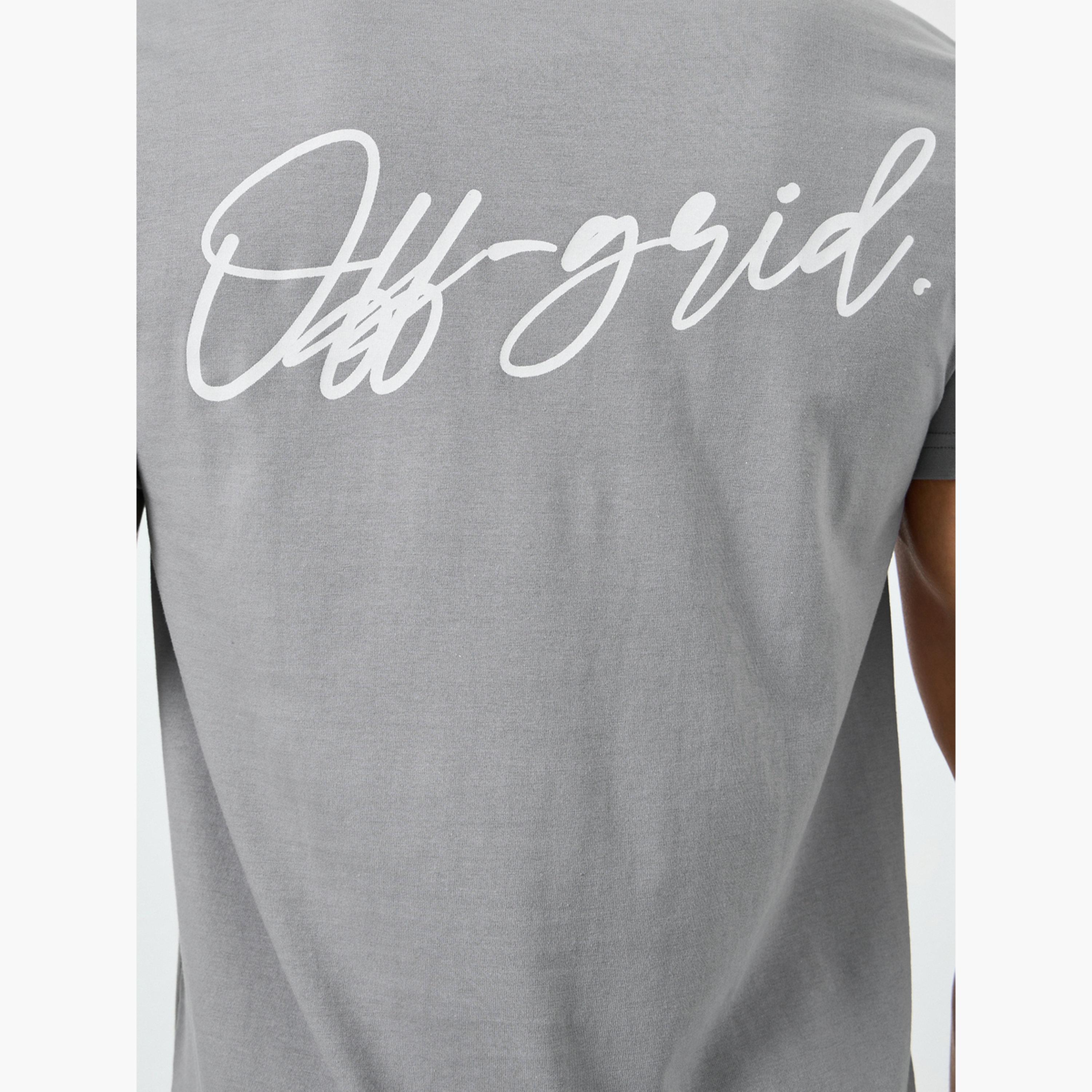 Styli Men Graphic Print Crew Neck T-Shirt-men-clothing-tshirtsandpolos-tshirts-image-5