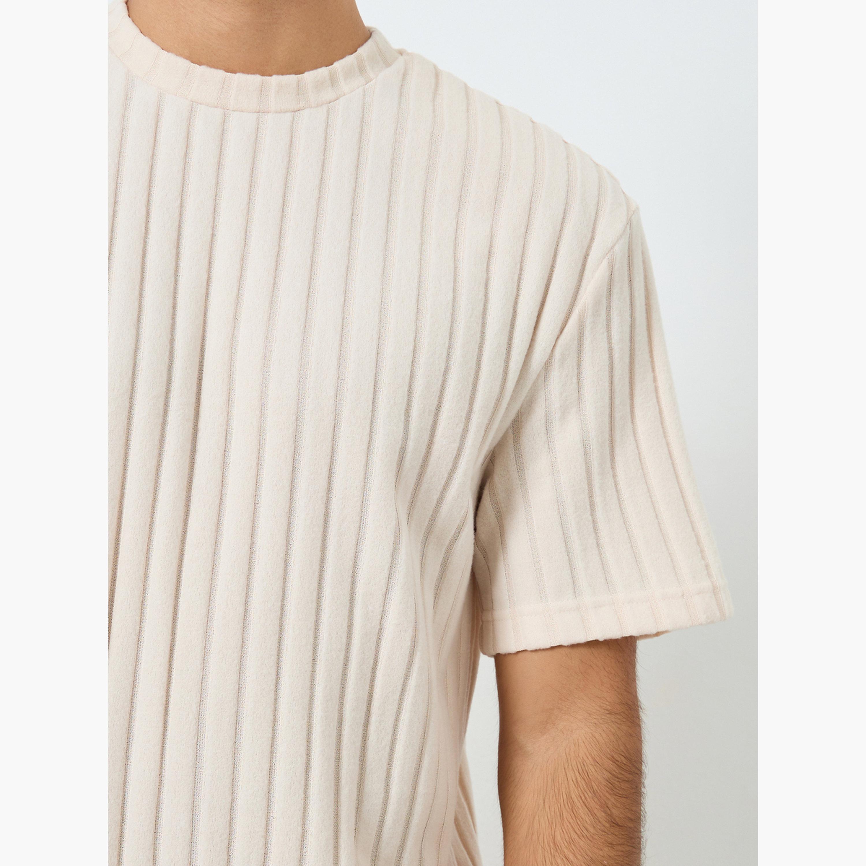 Styli Men Relaxed Fit Knit T-Shirt and Shorts Set-men-clothing-nightwear-sets-image-5