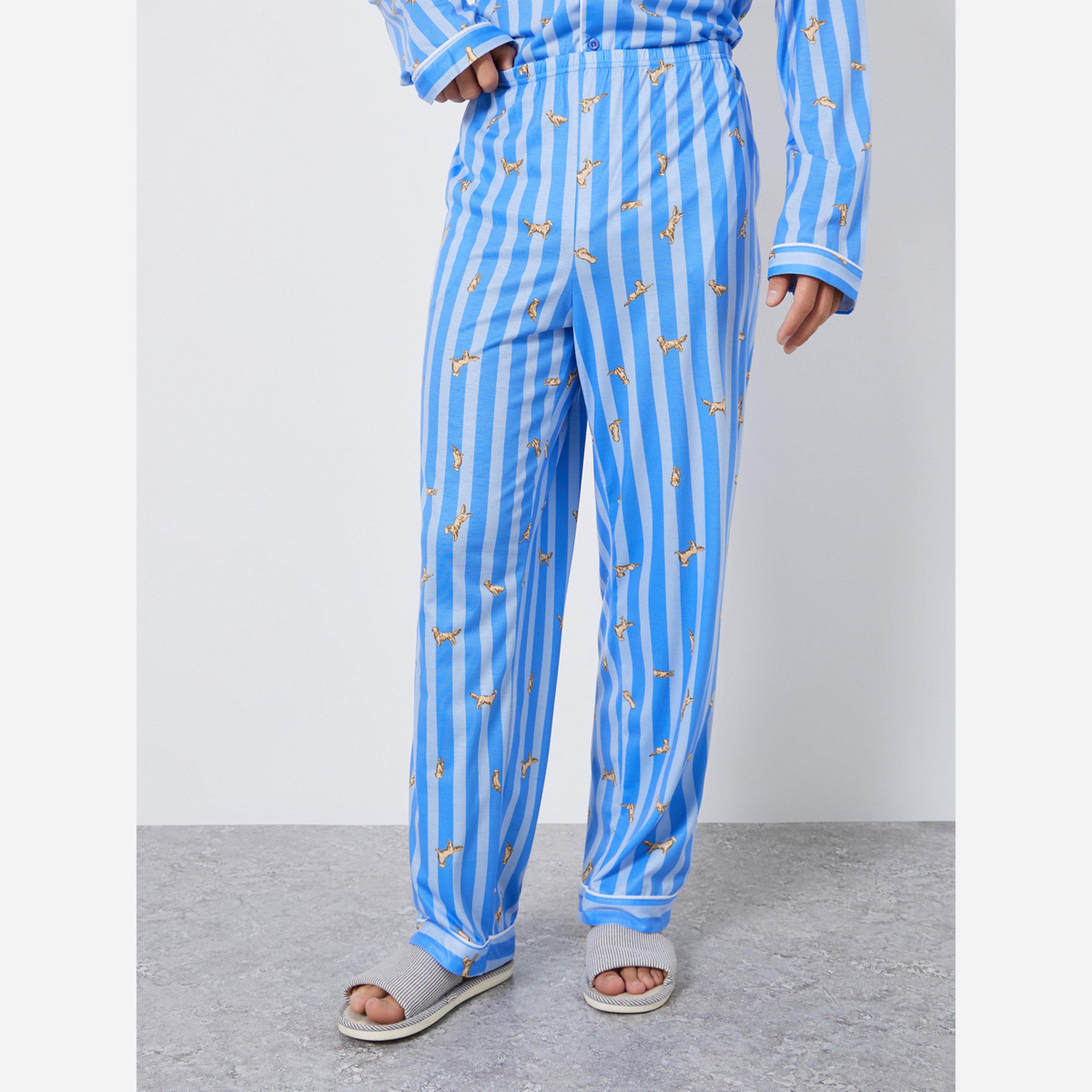 ستايلي - بيجاما رجالي مخطط مقاس واسع-men-clothing-nightwear-sets-image-4