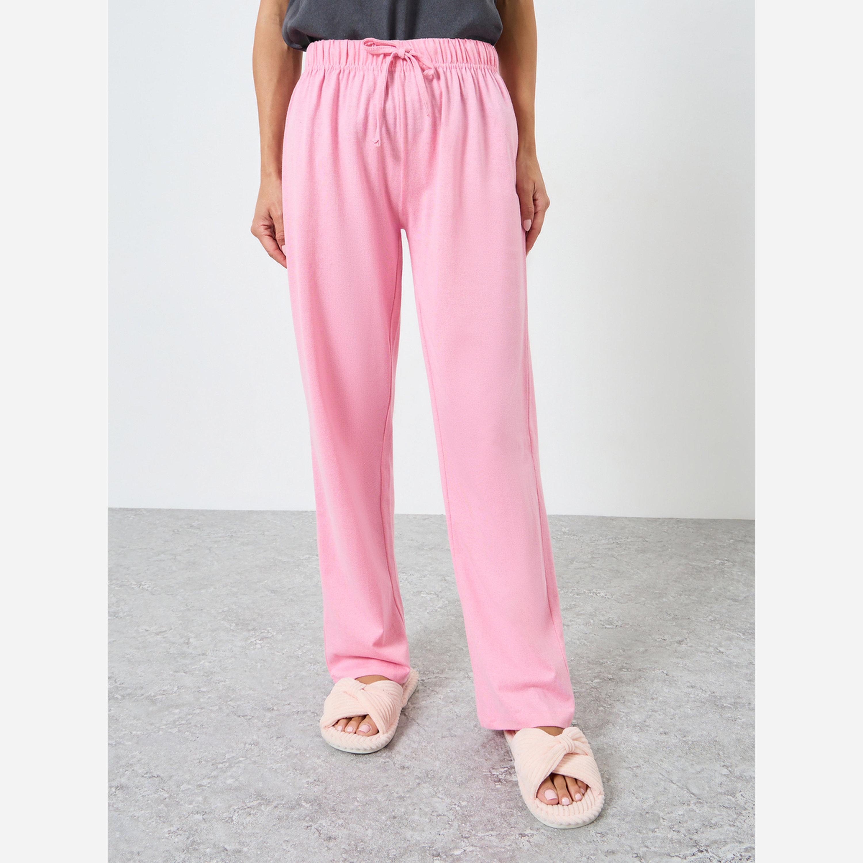 ستايلي - بيجاما قطن طبعة شعار-women-clothing-nightwear-pyjamas-longsets-image-4