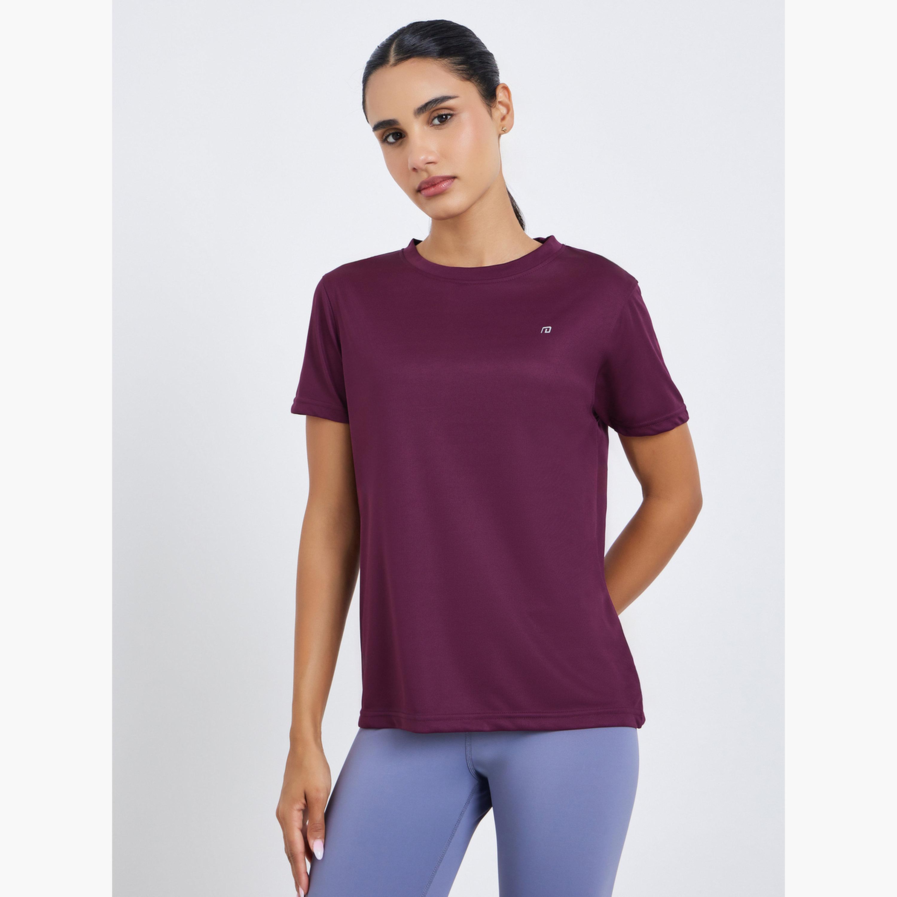 Styli Pack of 2 - Logo Short Sleeve Basic Top-women-clothing-sportswearandactivewear-tshirtsandvests-image-4