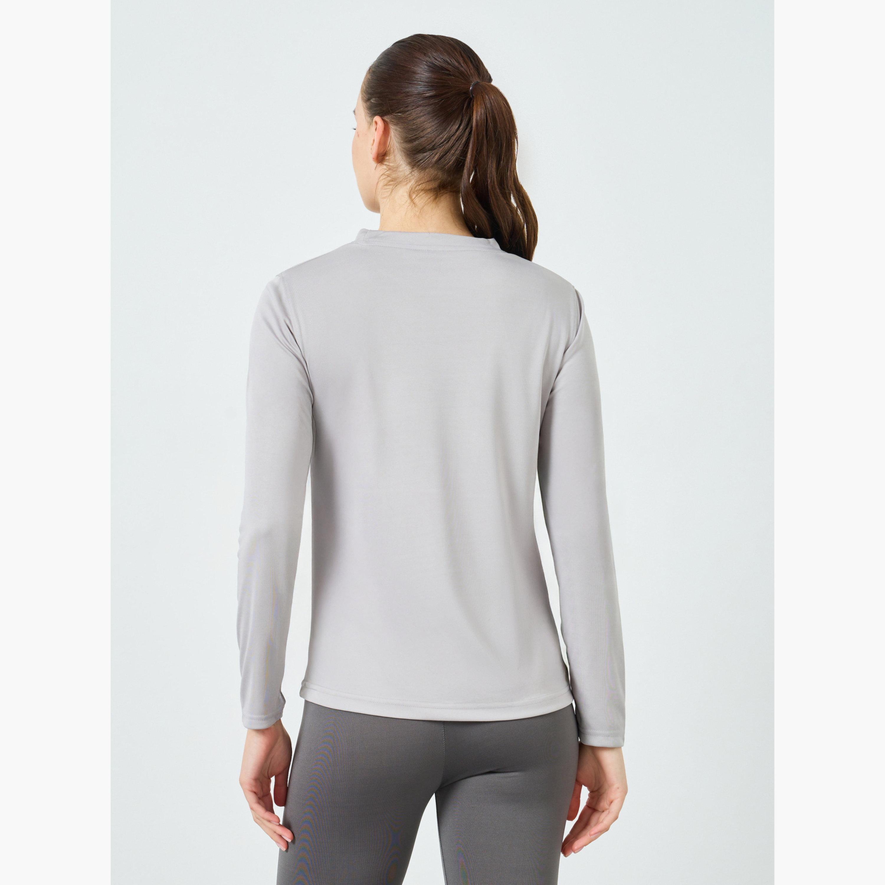 Styli Pack of 2 - Logo Long Sleeve Basic Top-women-clothing-tshirts-image-6