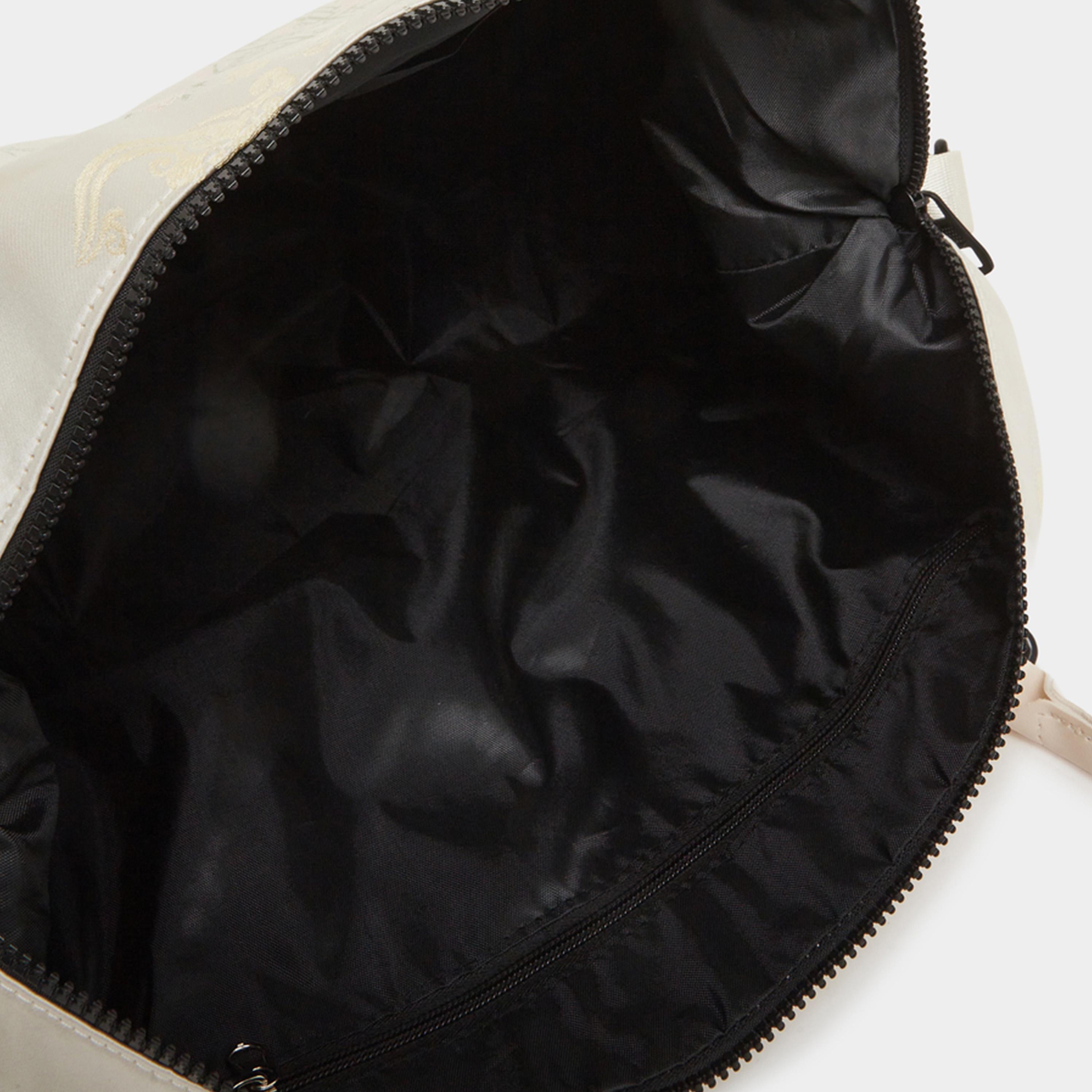 Styli Cream Floral Jacquard Duffle Bag-travel-luggagesandbags-dufflebags-image-4