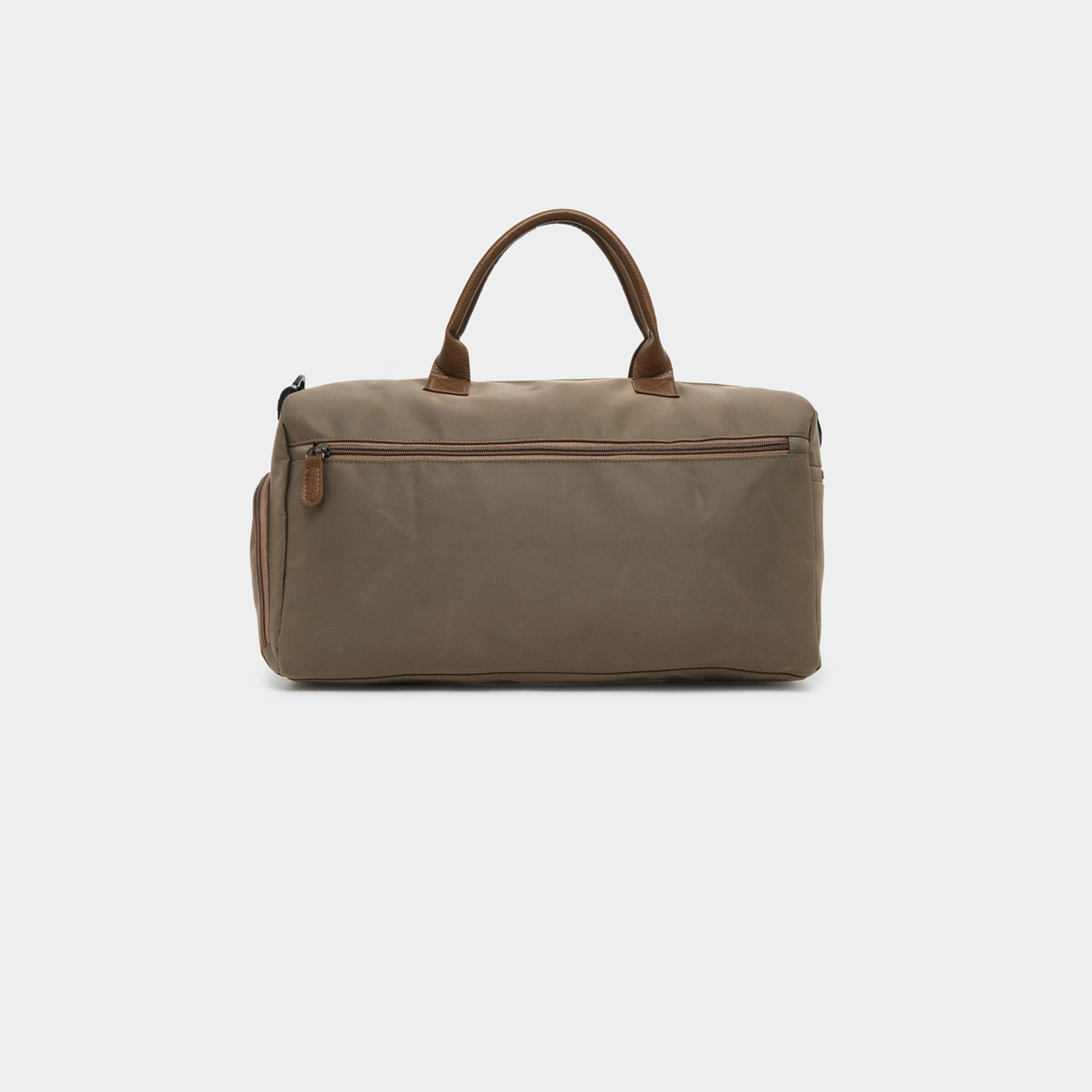 ستايلي - شنطة رياضية كاكي مع جيوب إضافية للنساء-travel-luggagesandbags-dufflebags-image-2