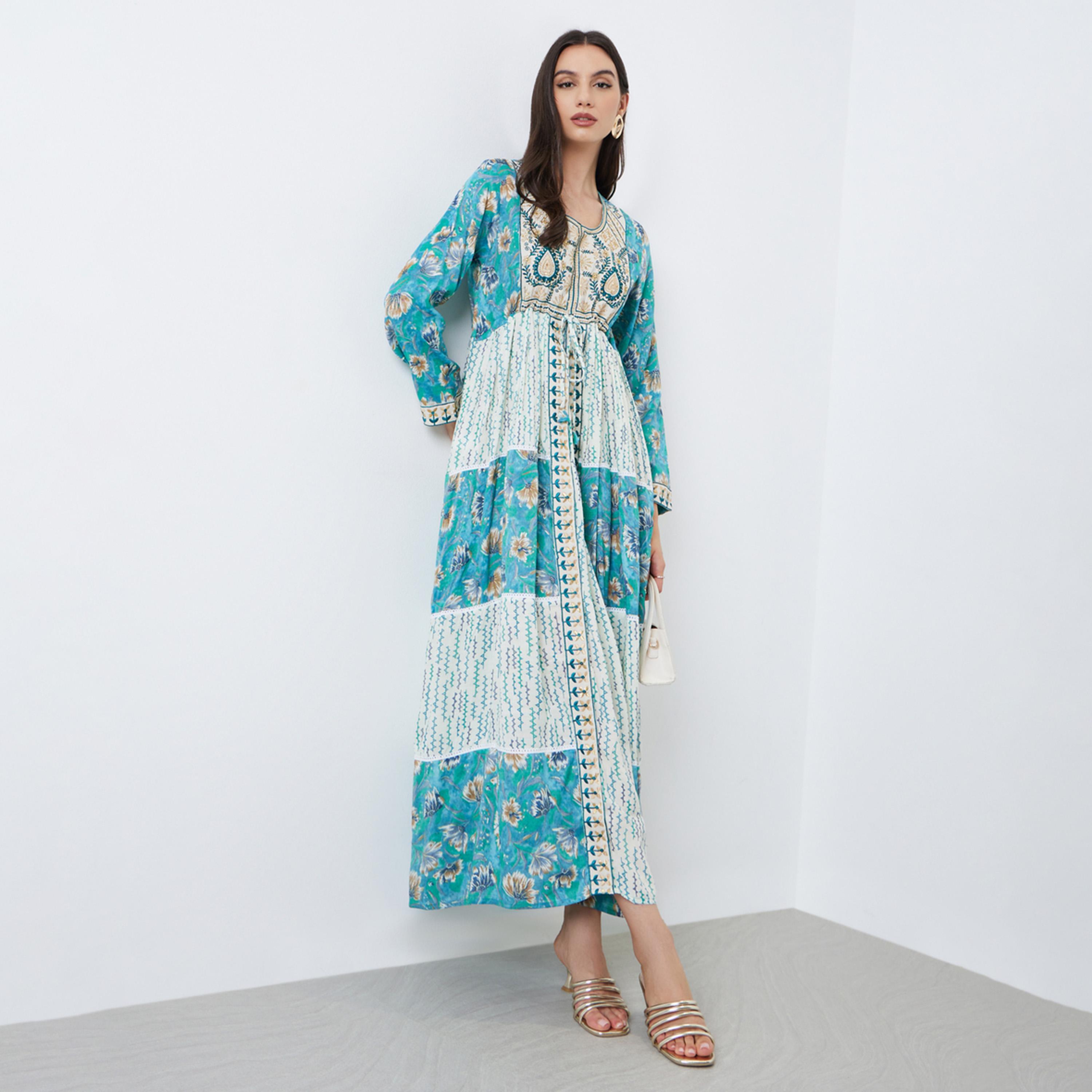 Maxim Creation Embellished Handwork Embroidery Jalabiya-women-arabicclothing-jalabiyas-image-1