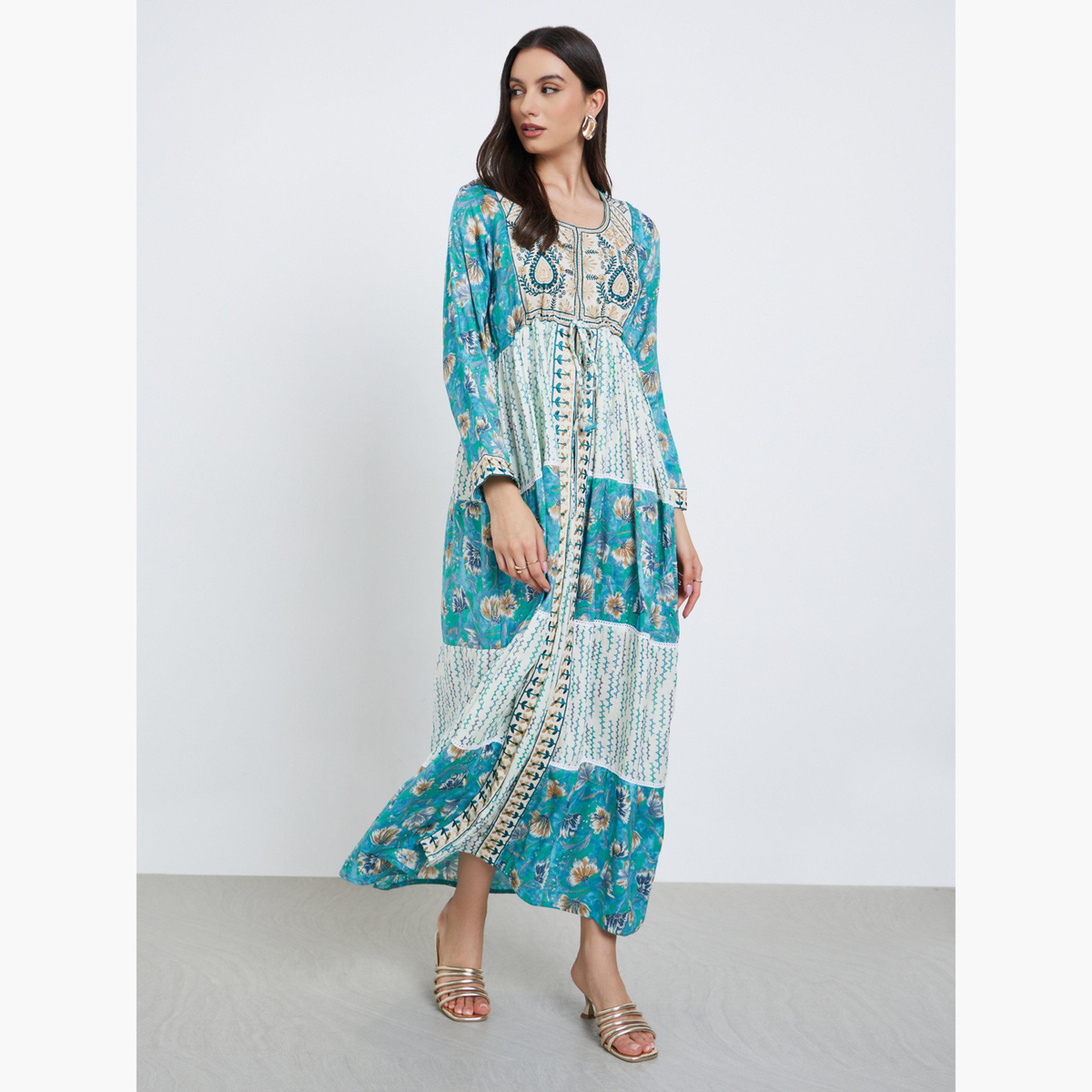 Maxim Creation Embellished Handwork Embroidery Jalabiya-women-arabicclothing-jalabiyas-image-2