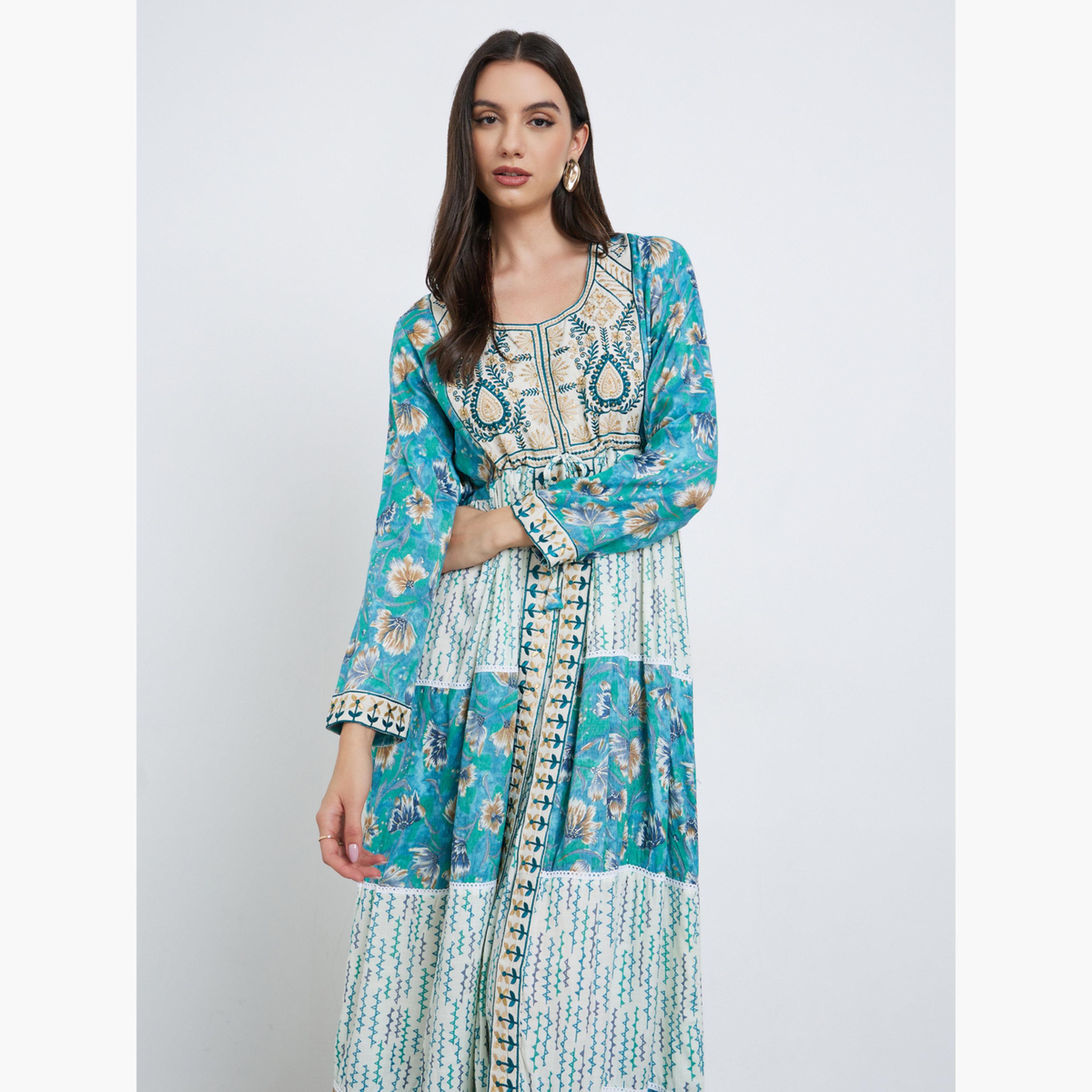 Maxim Creation Embellished Handwork Embroidery Jalabiya-women-arabicclothing-jalabiyas-image-3
