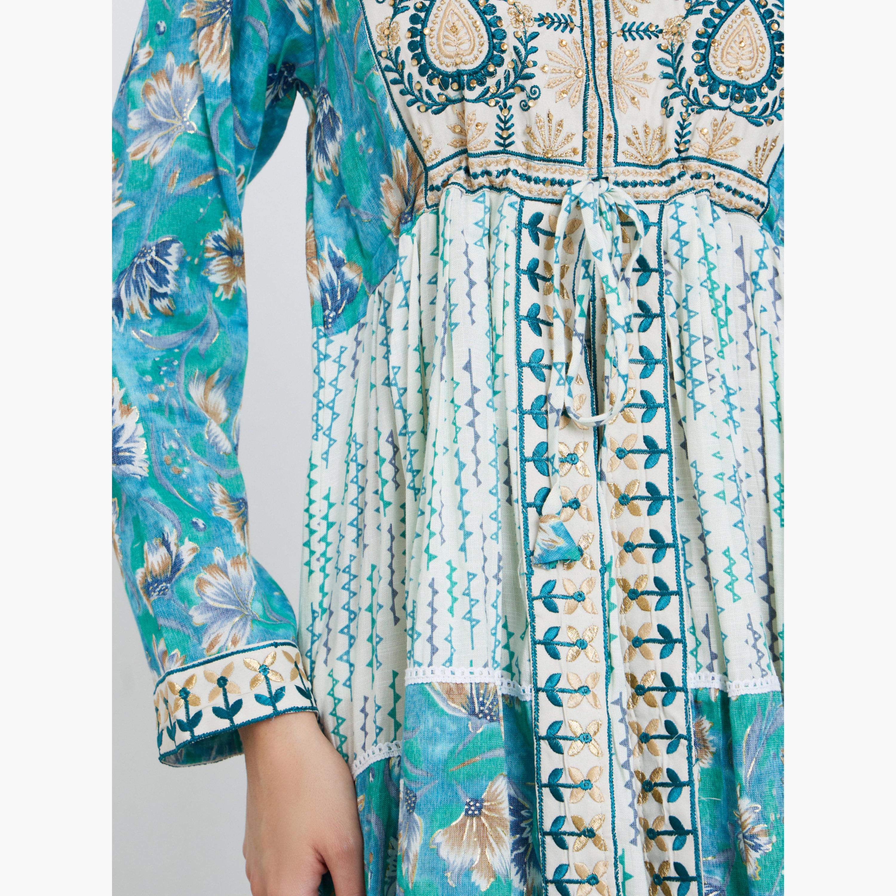 Maxim Creation Embellished Handwork Embroidery Jalabiya-women-arabicclothing-jalabiyas-image-5
