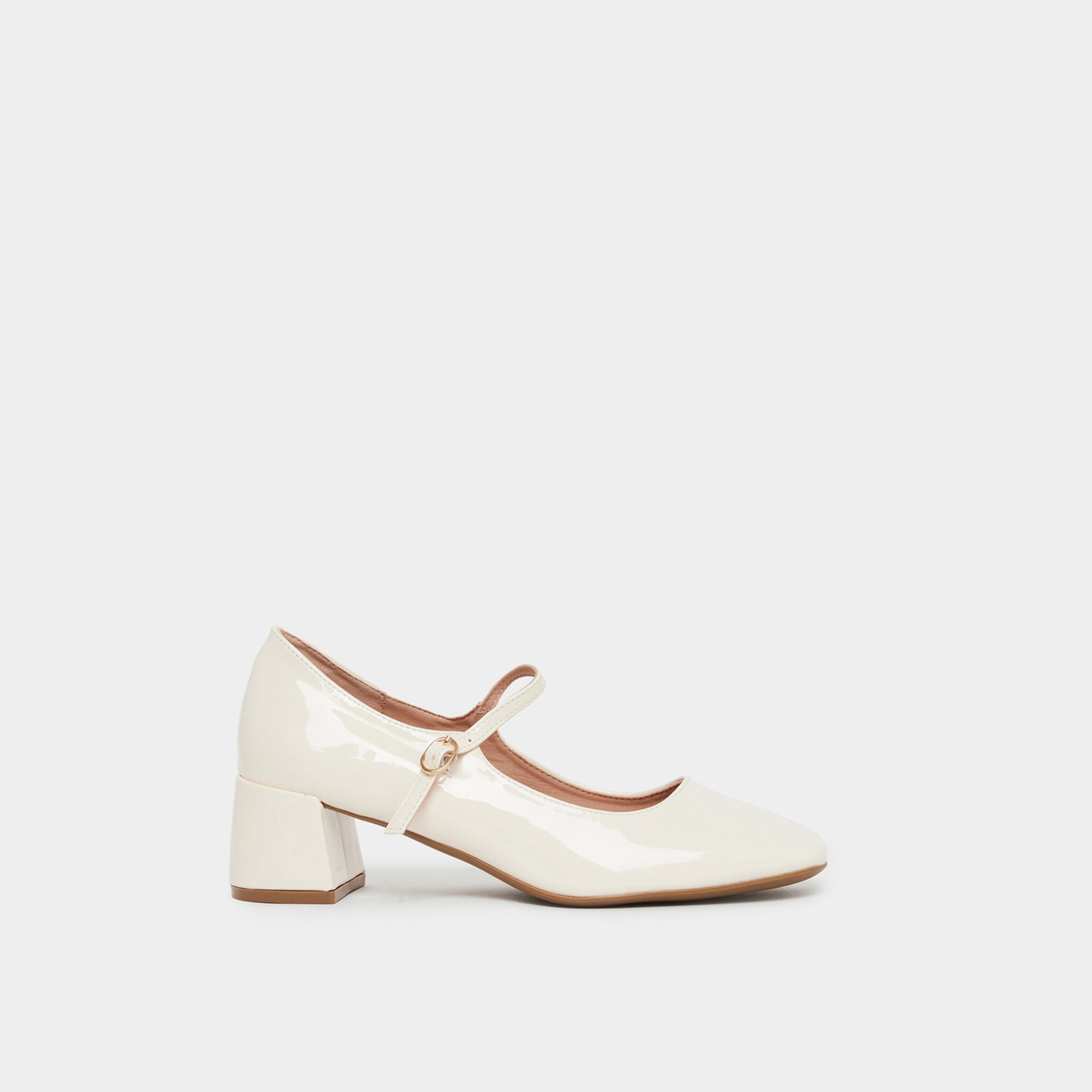 ستايلي - حذاء ماري جين لون اوف وايت للنساء-women-shoes-ballerinas-image-3