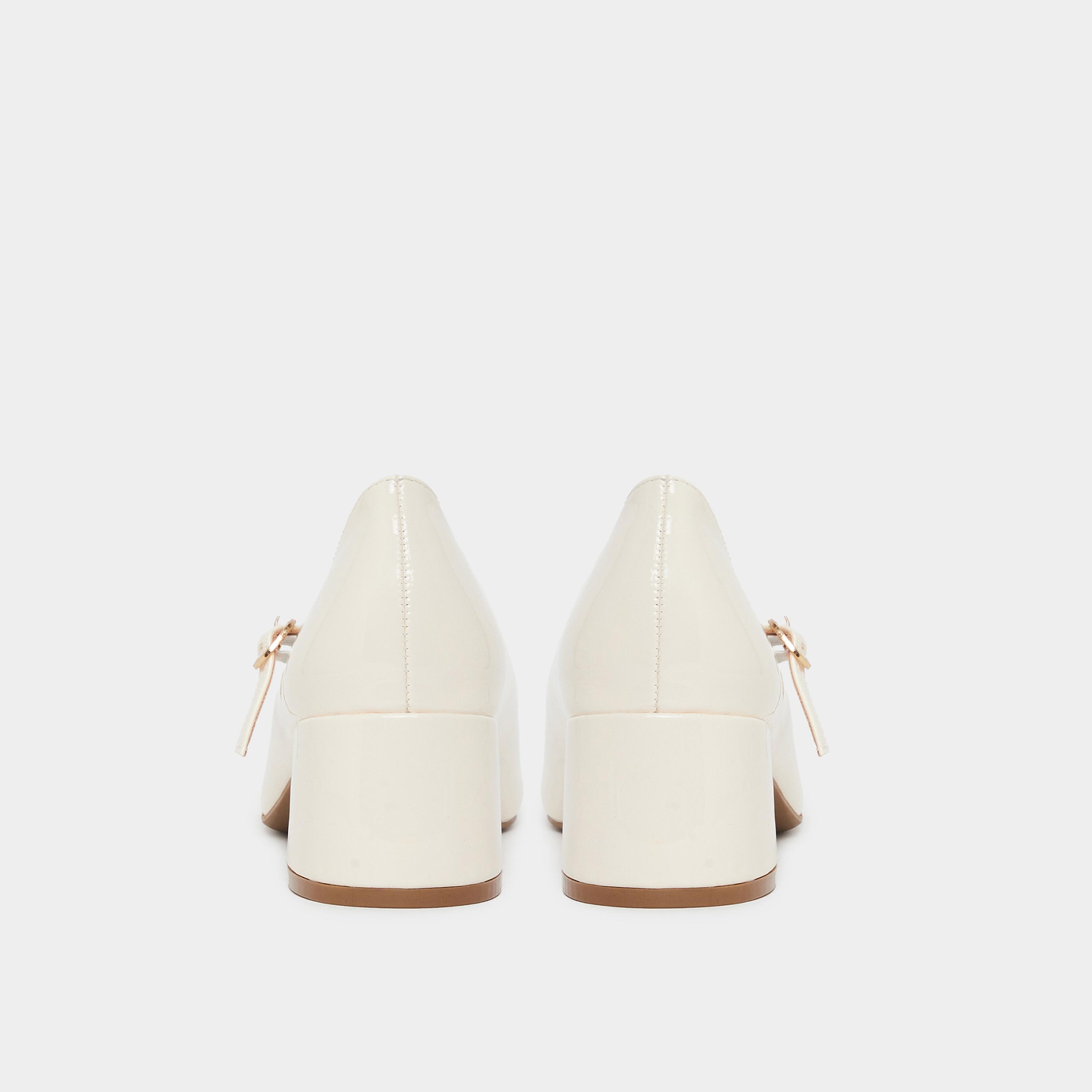 Styli Women Off White Patent Mary Jane Shoes-women-shoes-ballerinas-image-5