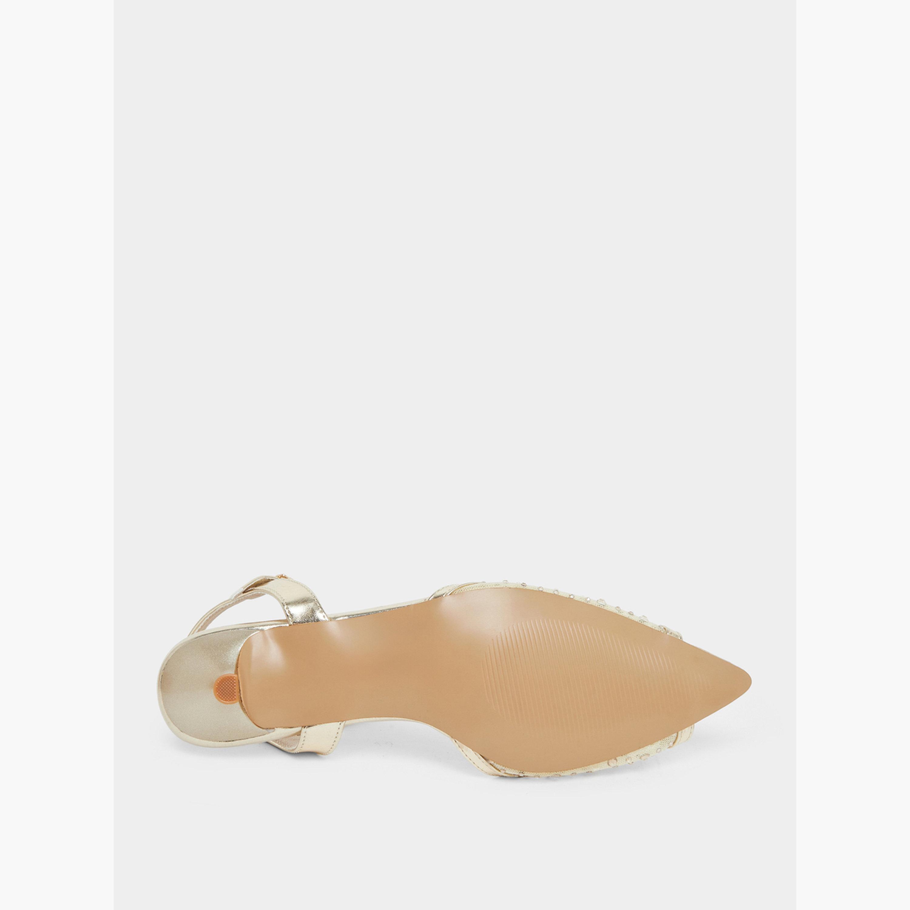 Styli Embellished Vamp Low Heel Sandals-women-shoes-sandals-heeled-image-6