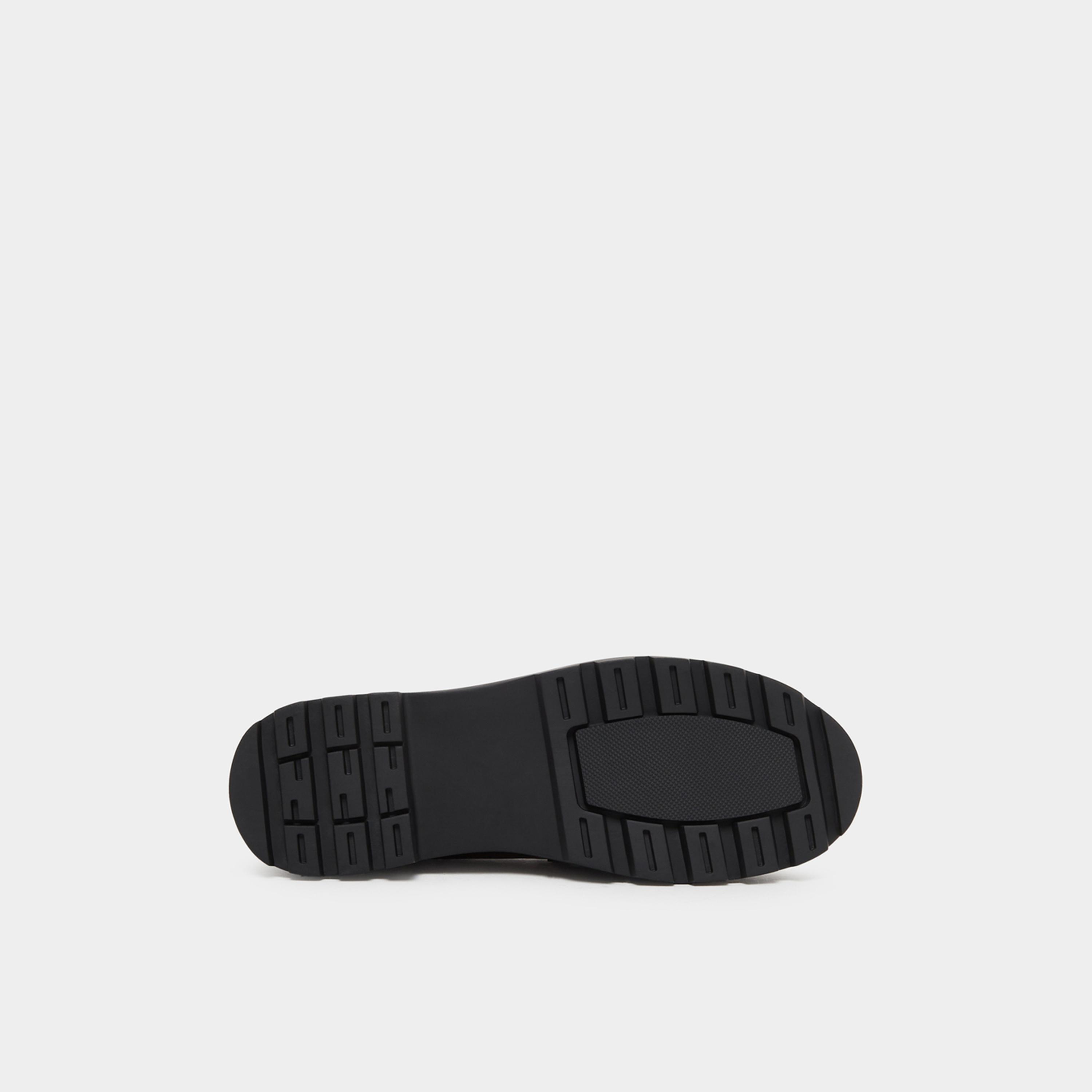 ستايلي - حذاء نسائي من الجلد اللامع لون برغندي-women-shoes-flats-loafers-image-6