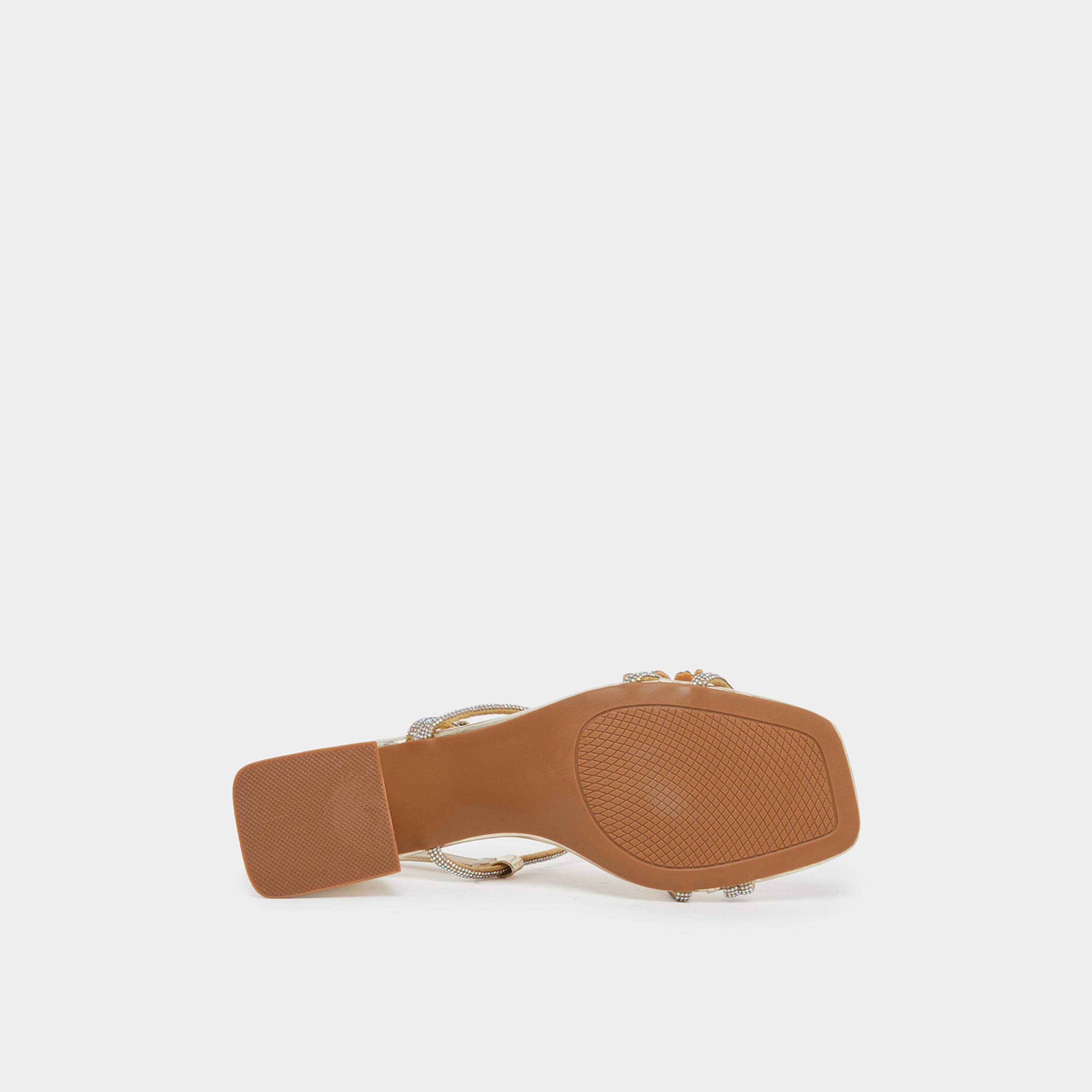 ستايلي - صندل بكعب سميك مزين على شكل فراشة-women-shoes-heels-image-6