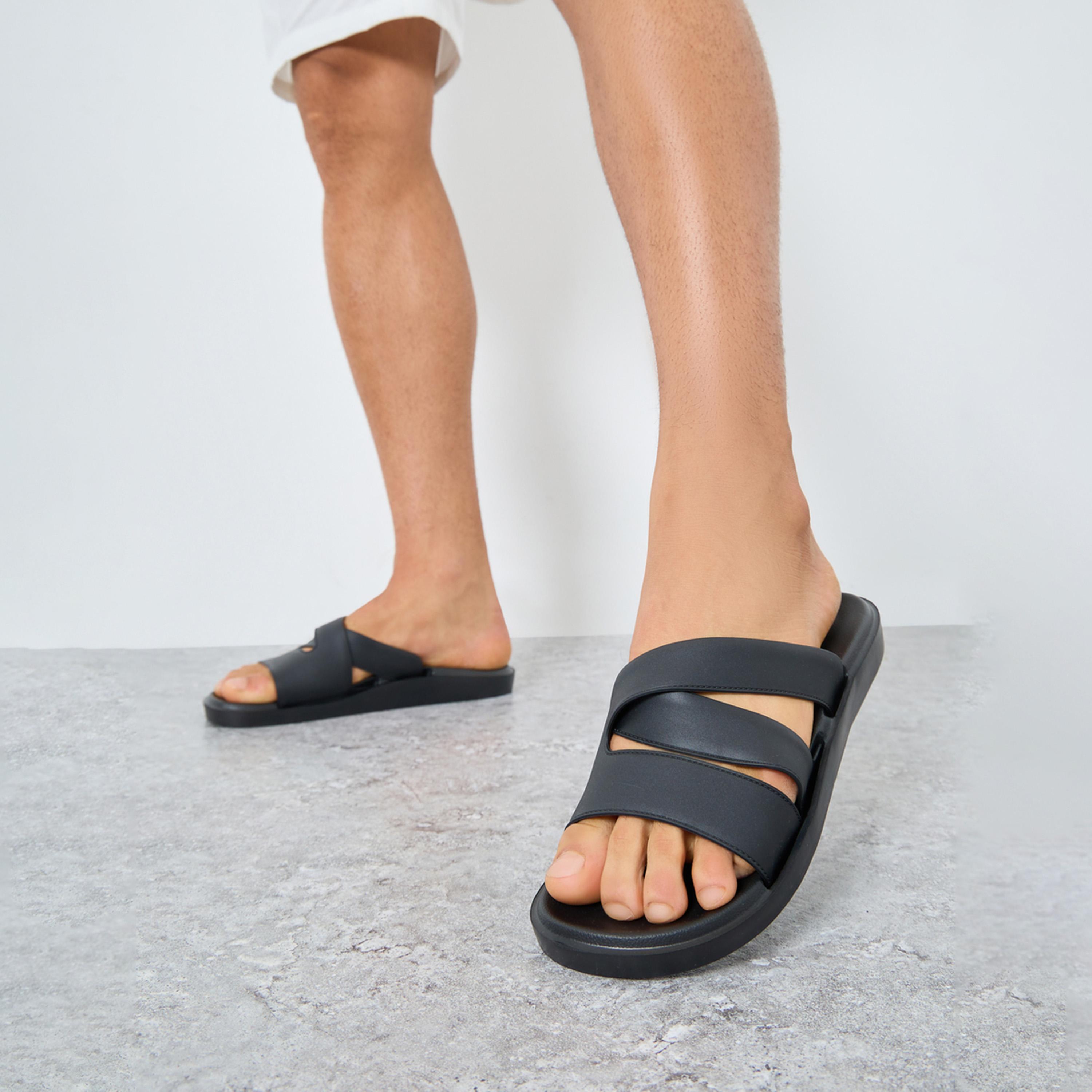 ستايلي - شبشب مريح أحزمة متقاطعة للرجال-men-shoes-flipflopsandslides-image-2