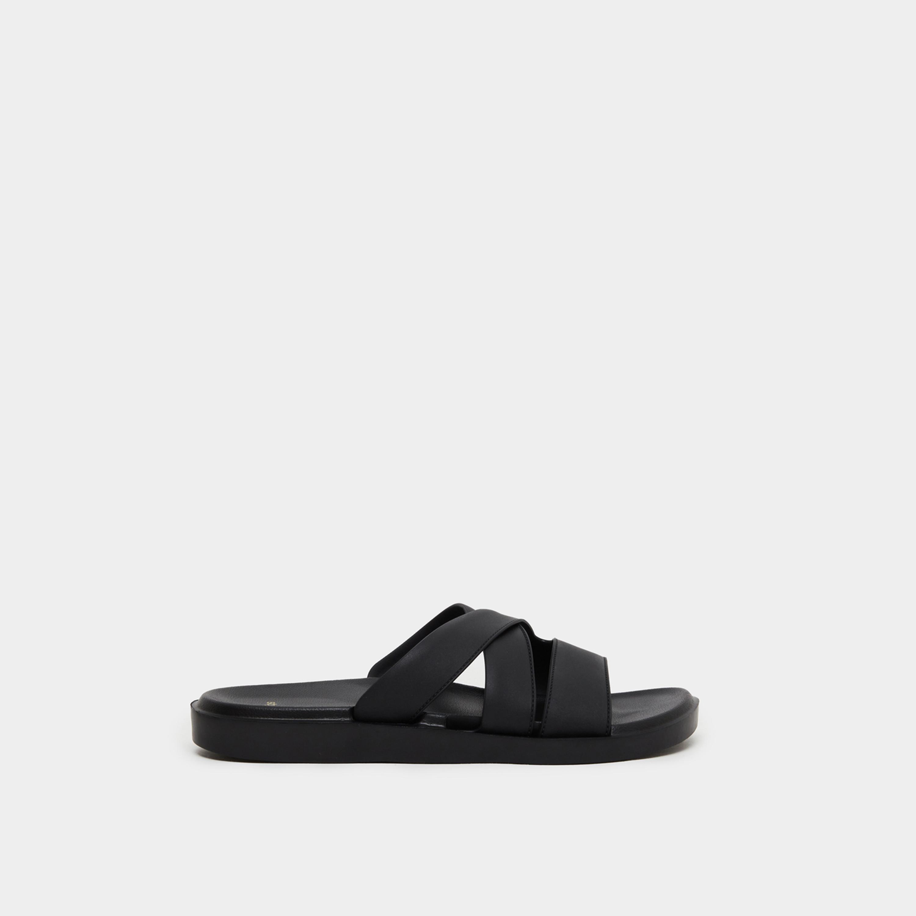 Styli Men Crisscross Strap Comfort Slides-men-shoes-flipflopsandslides-image-3