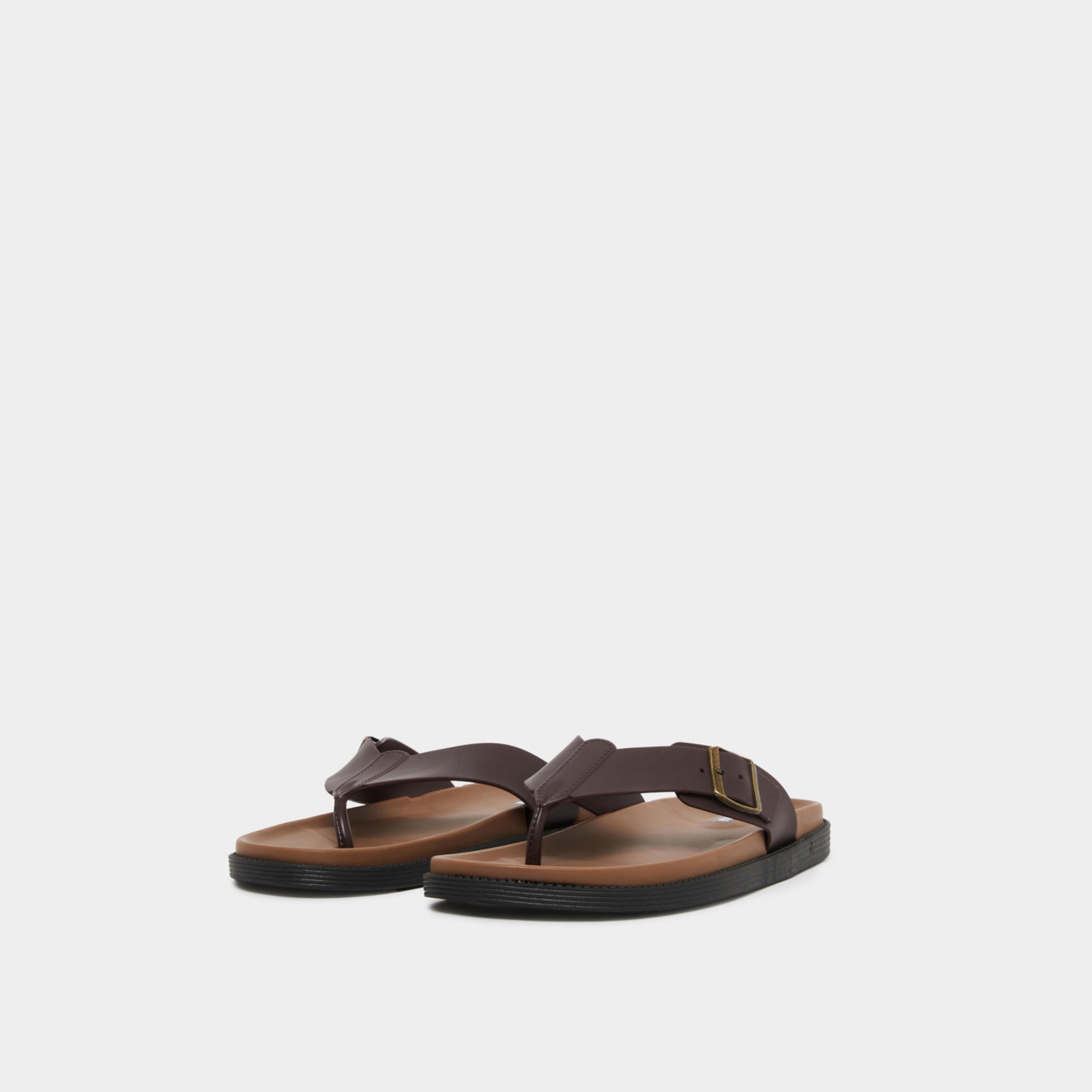 ستايلي - صندل بإصبع بحزام قابل للتعديل للرجال-men-shoes-flipflopsandslides-image-1