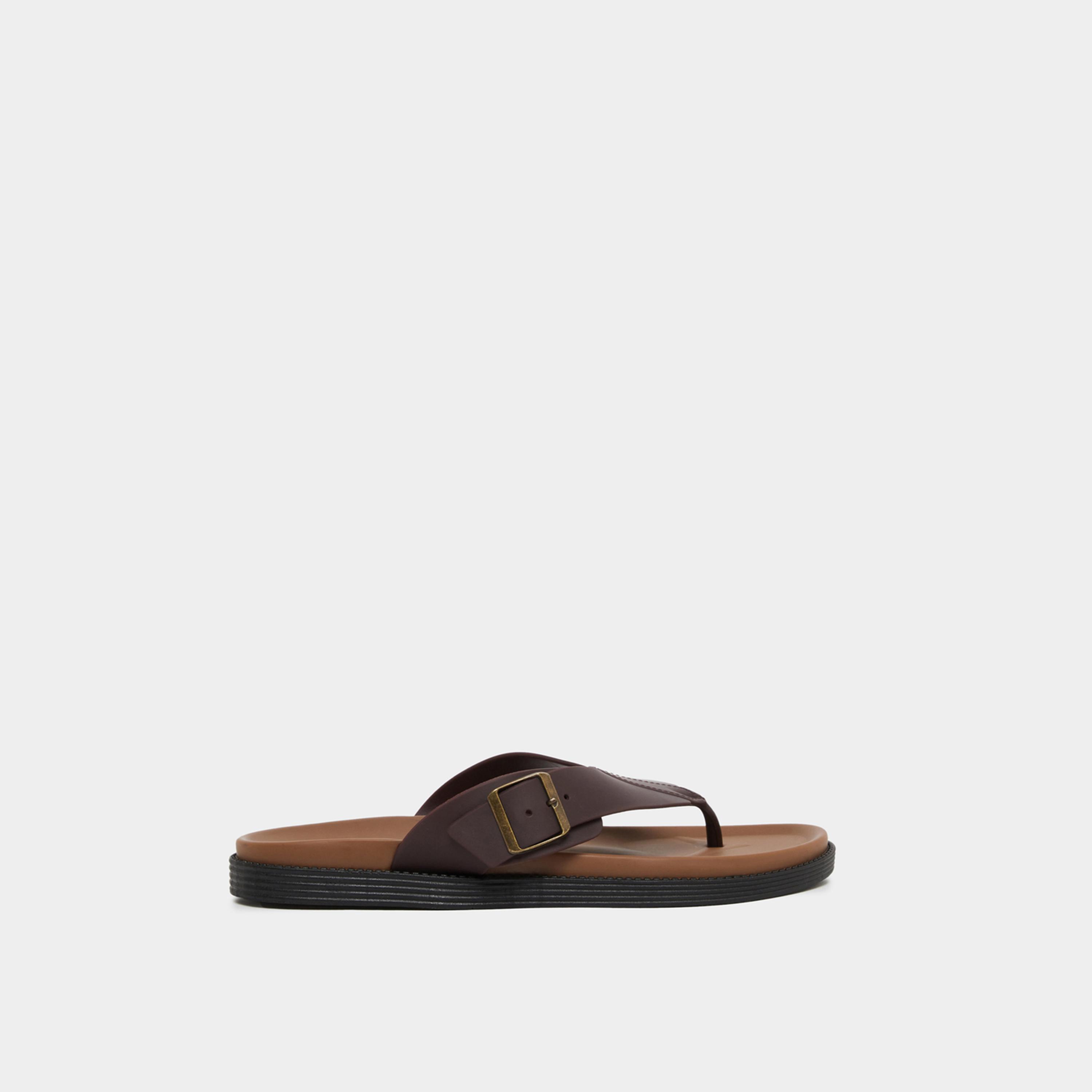 Styli Men Adjustable Buckle Strap Thong Sandals-men-shoes-flipflopsandslides-image-2