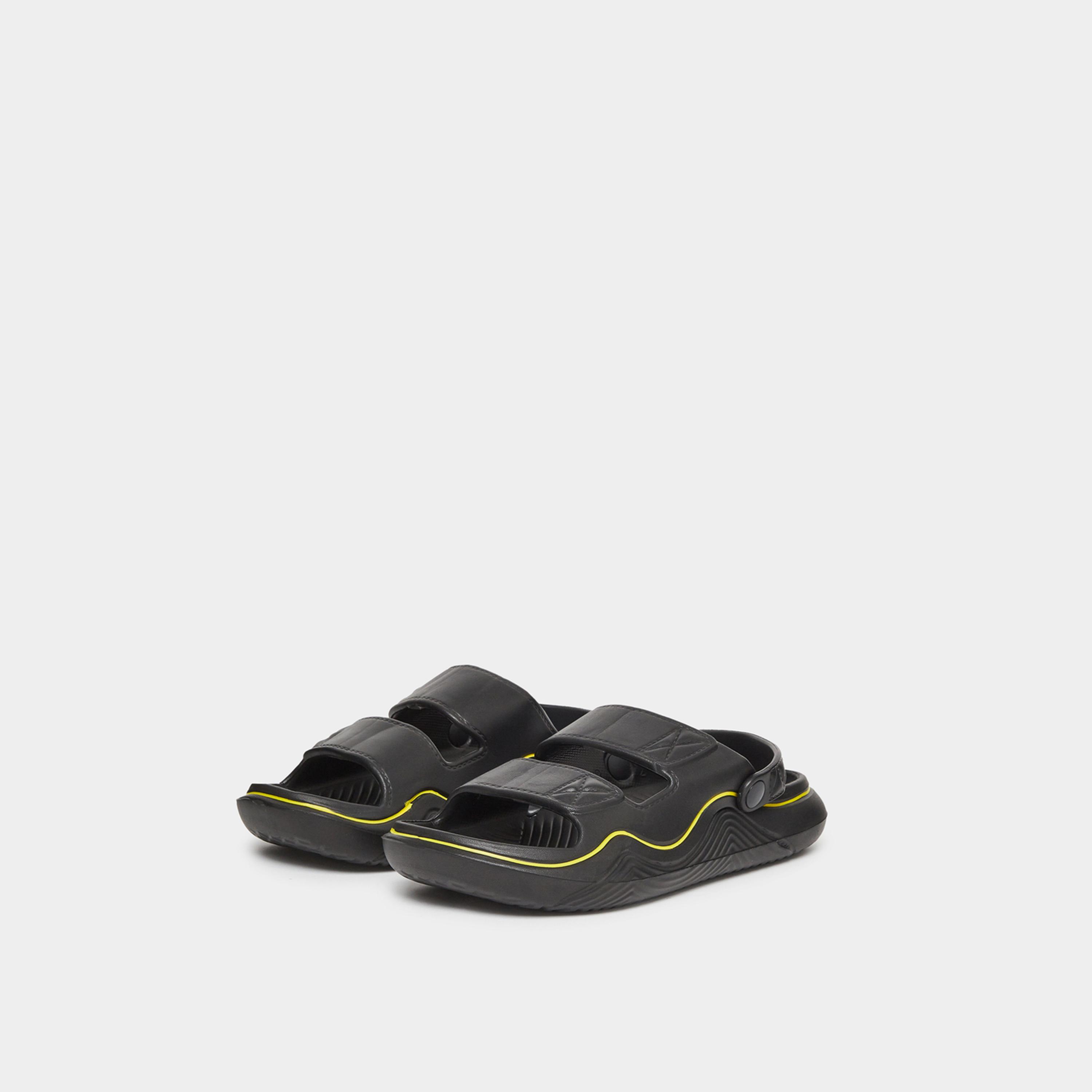 Styli Men Black Comfort Sandals-men-shoes-sandals-image-1