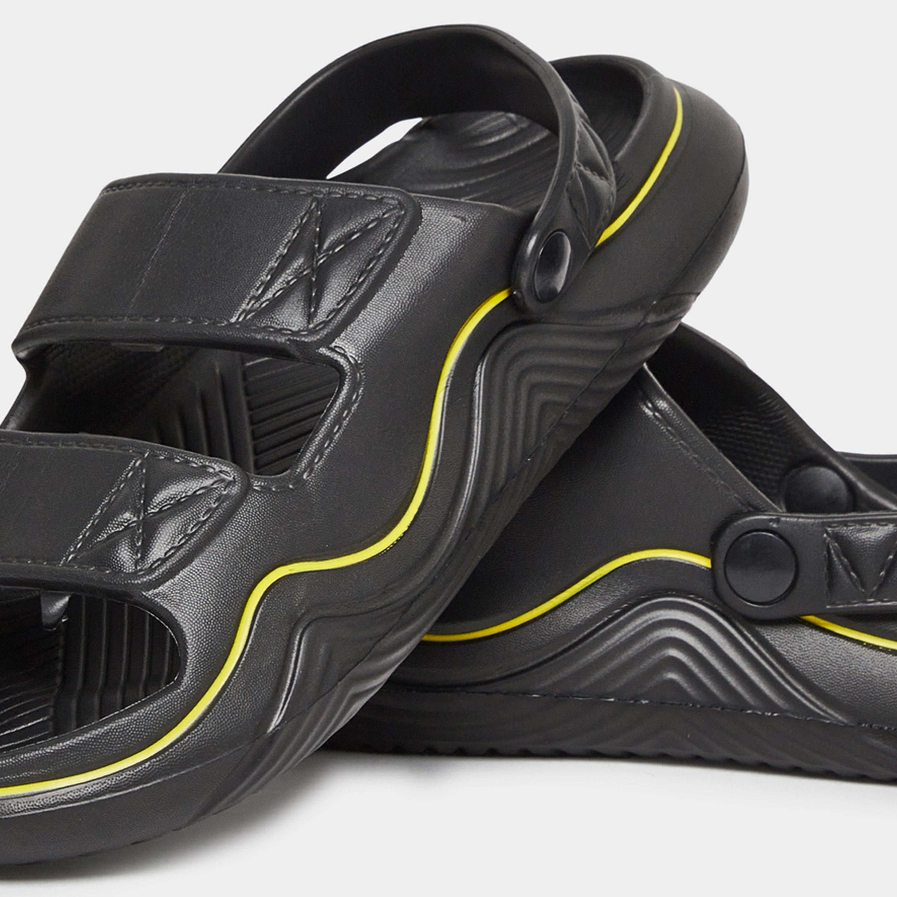 Styli Men Black Comfort Sandals-men-shoes-sandals-image-3
