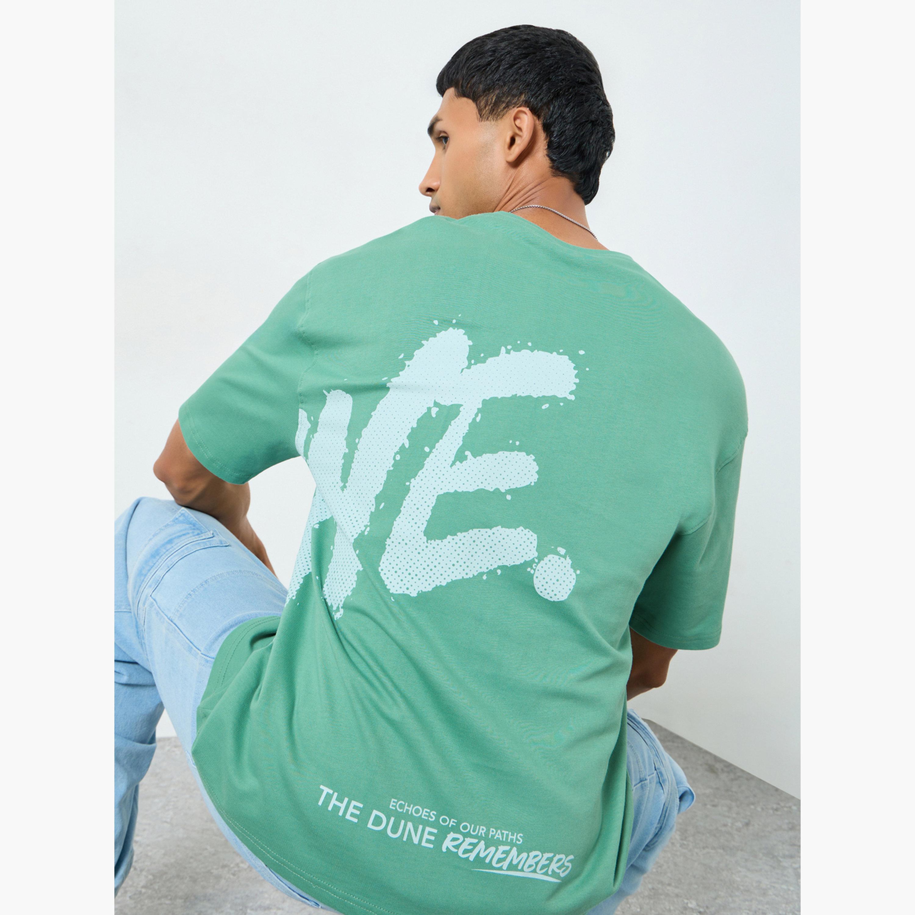 تيشيرت واسع مطبع بطبعة جرافيك-men-clothing-tshirtsandpolos-tshirts-image-3