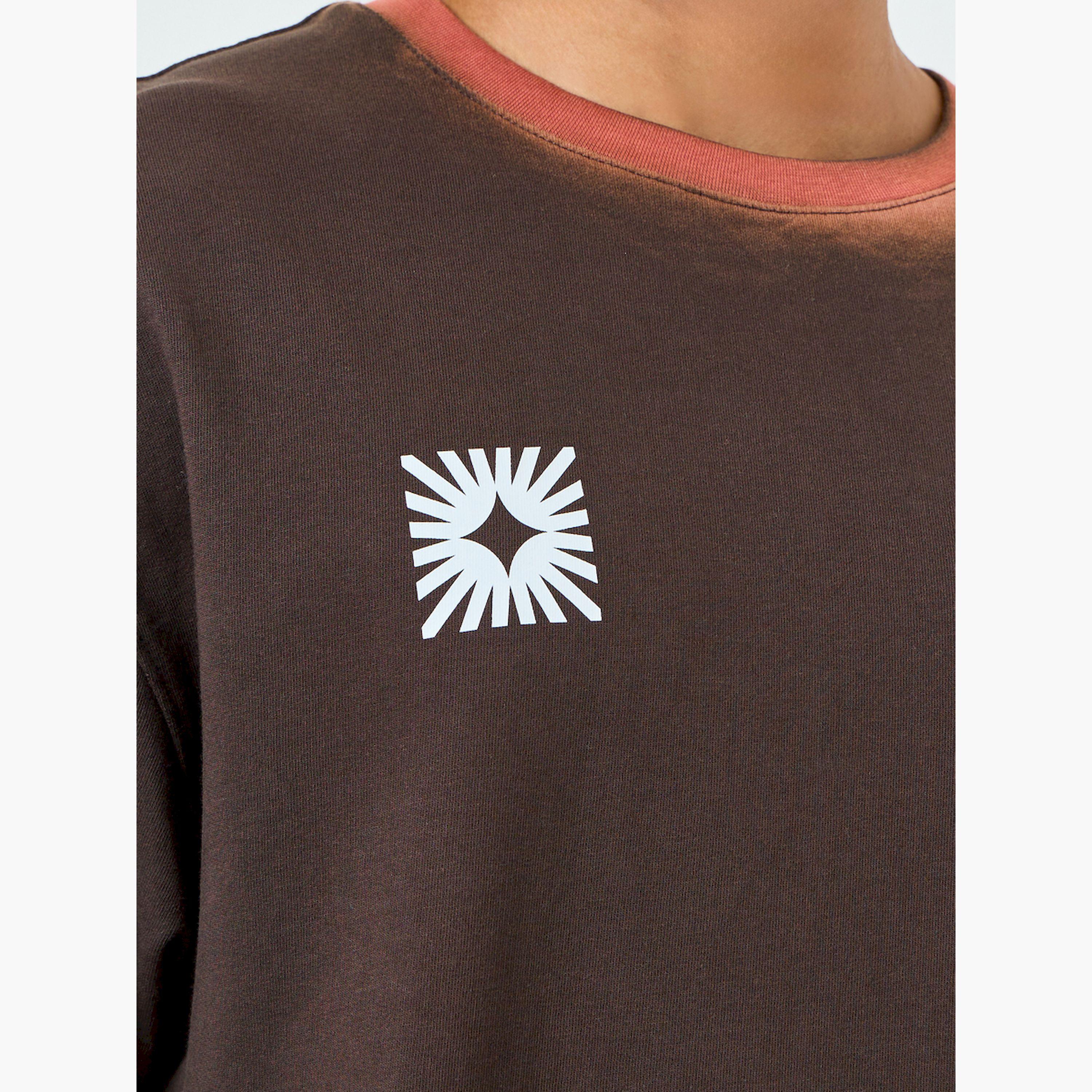 Styli Men Brown Graphic Print Oversized T-Shirt-men-clothing-tshirtsandpolos-tshirts-image-5