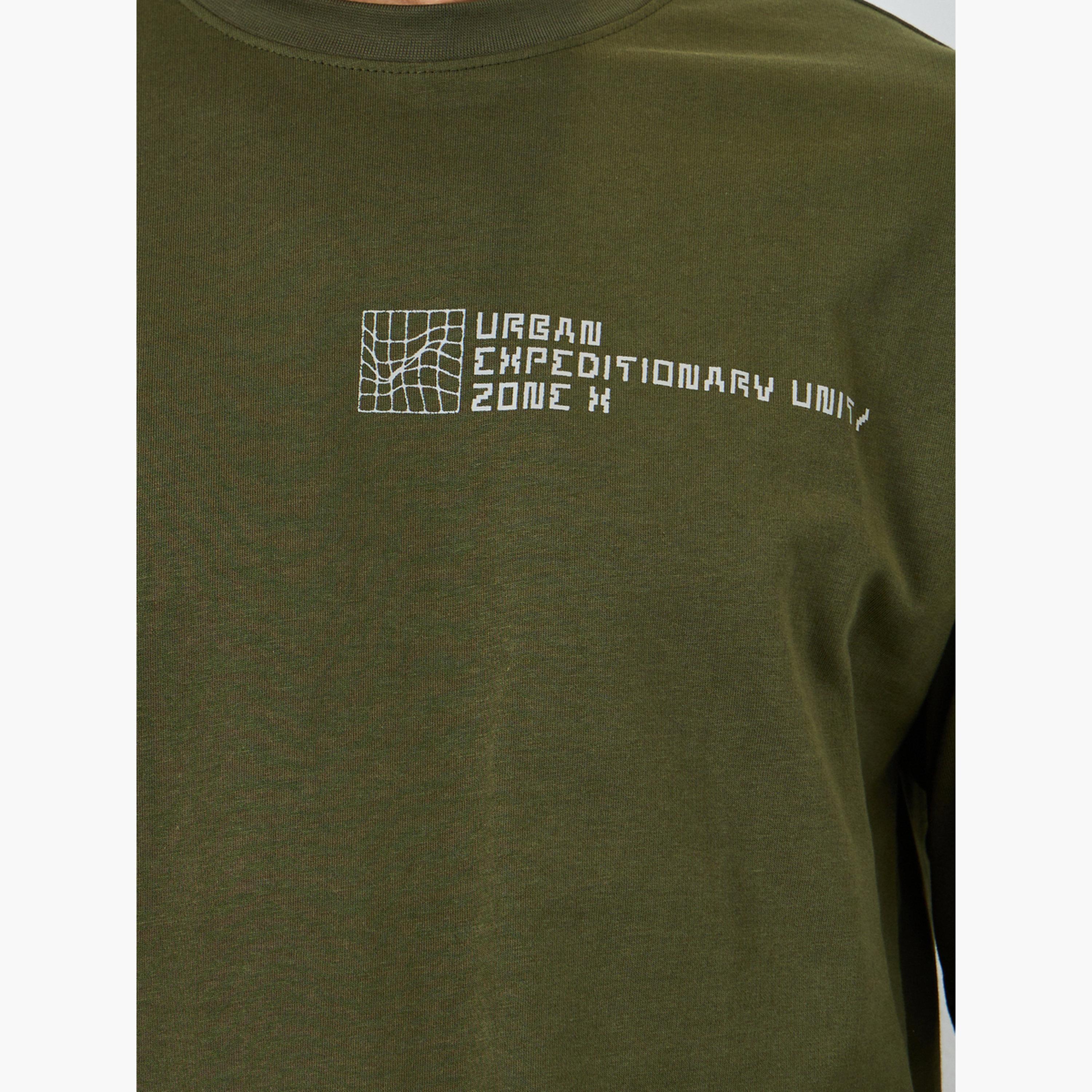 تيشيرت واسع بتصميم أكمام مزدوجة-men-clothing-tshirtsandpolos-tshirts-image-4