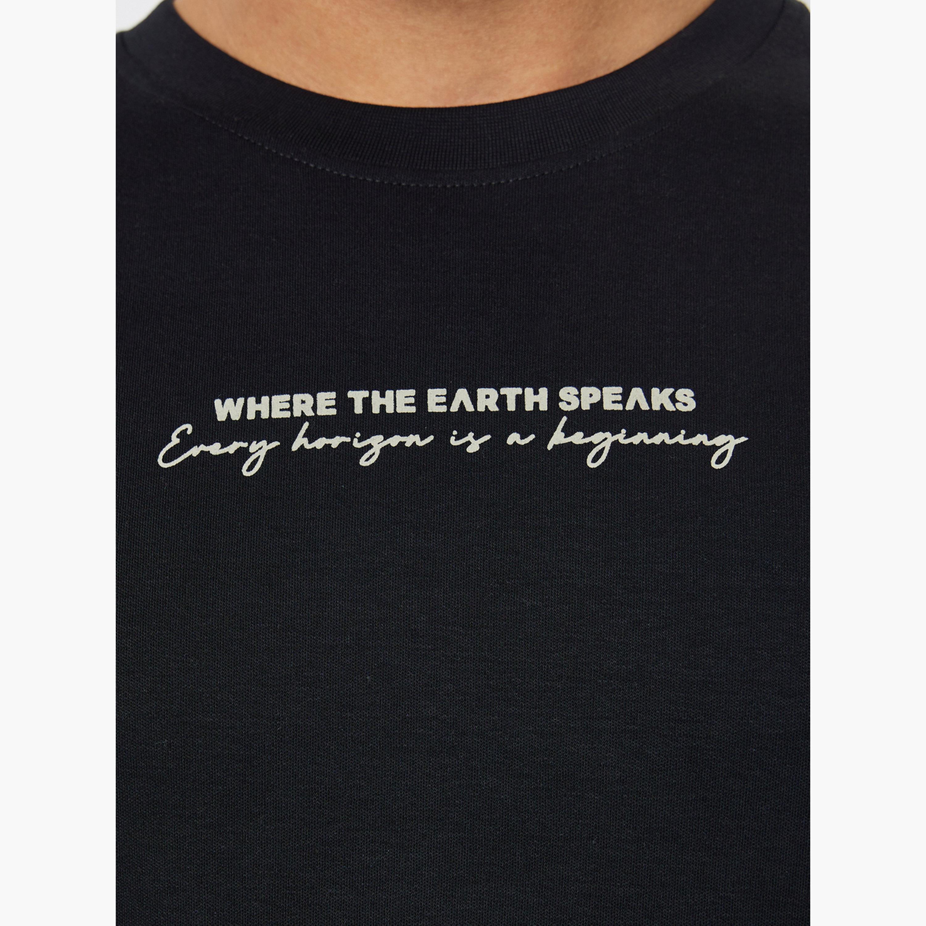 ستايلي - تي شيرت رجالي أسود مقاس واسع برسومات غرافيكية-men-clothing-tshirtsandpolos-tshirts-image-4