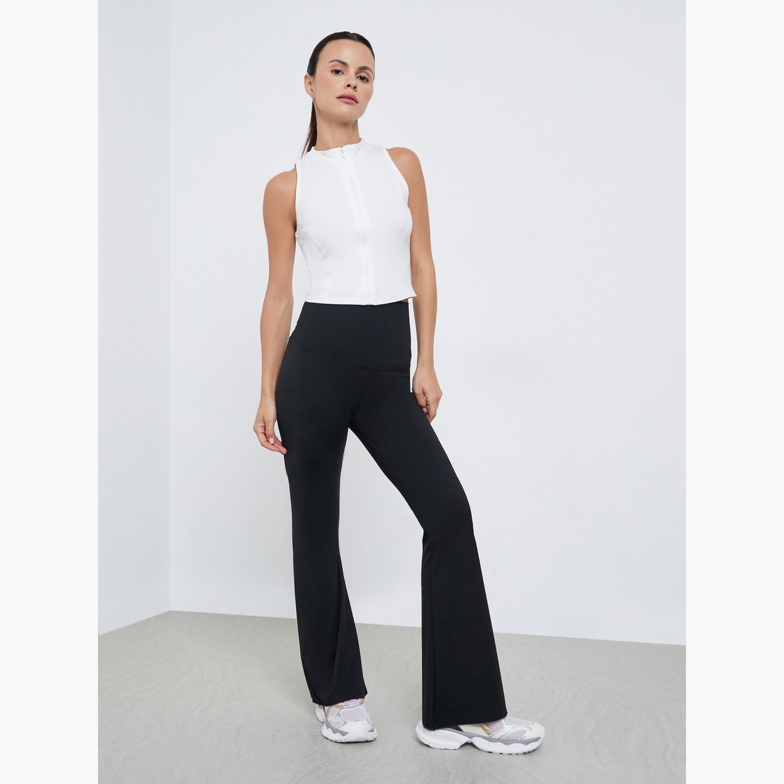 ستايلي - بنطال ضيق واسع للغاية بخصر عريض-women-clothing-sportswearandactivewear-bottoms-leggings-image-2