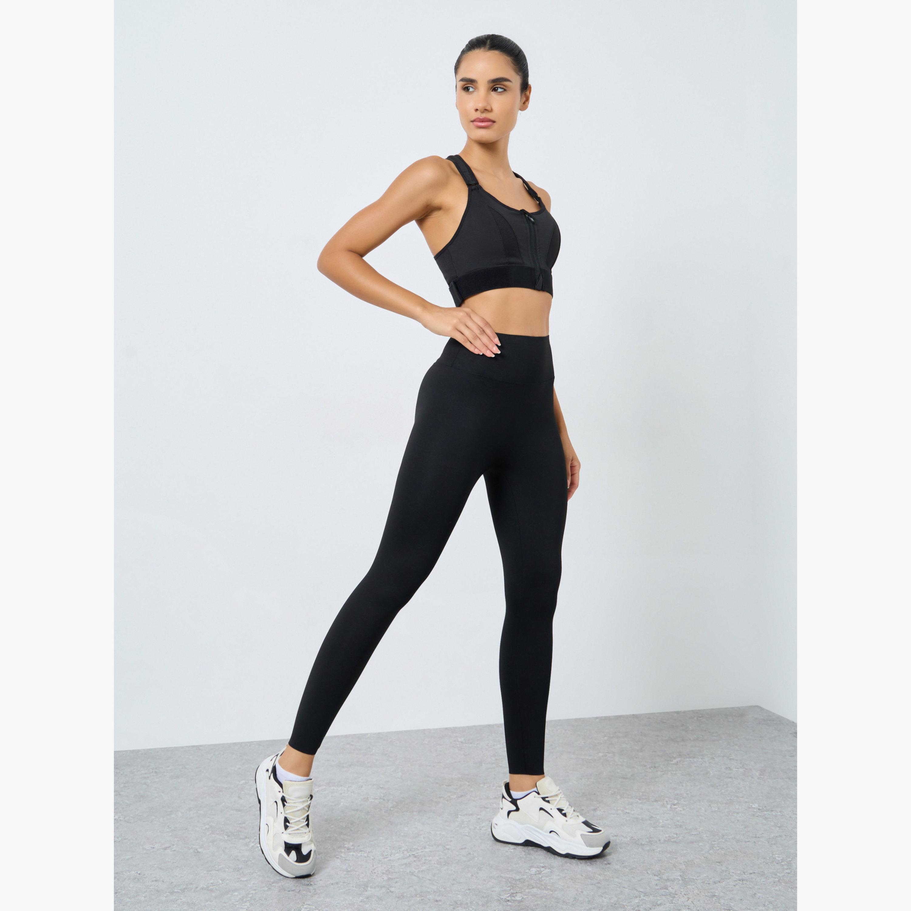 Styli Broad Waistband Raw Edge Leggings-women-clothing-sportswearandactivewear-bottoms-leggings-image-2