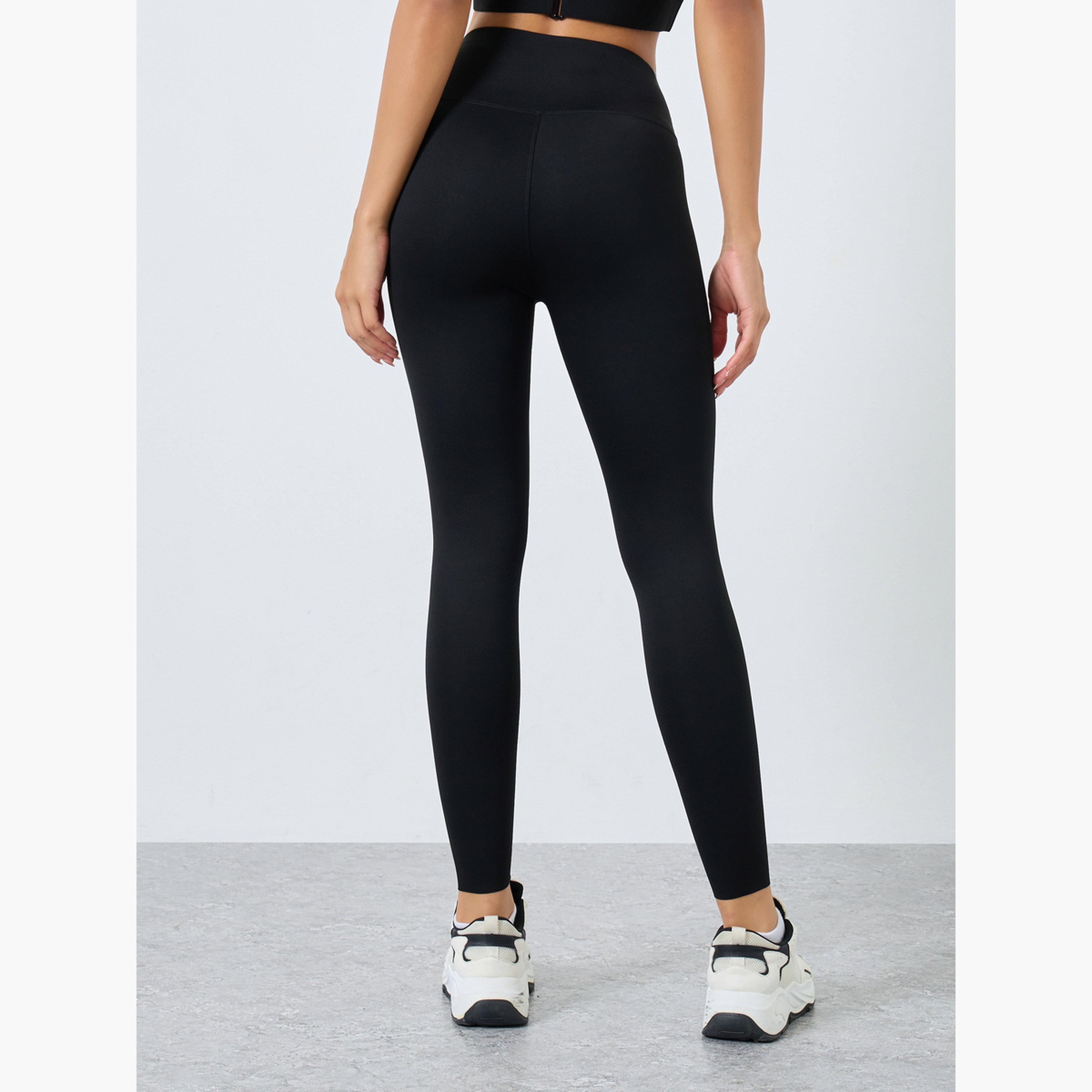 Styli Broad Waistband Raw Edge Leggings-women-clothing-sportswearandactivewear-bottoms-leggings-image-4