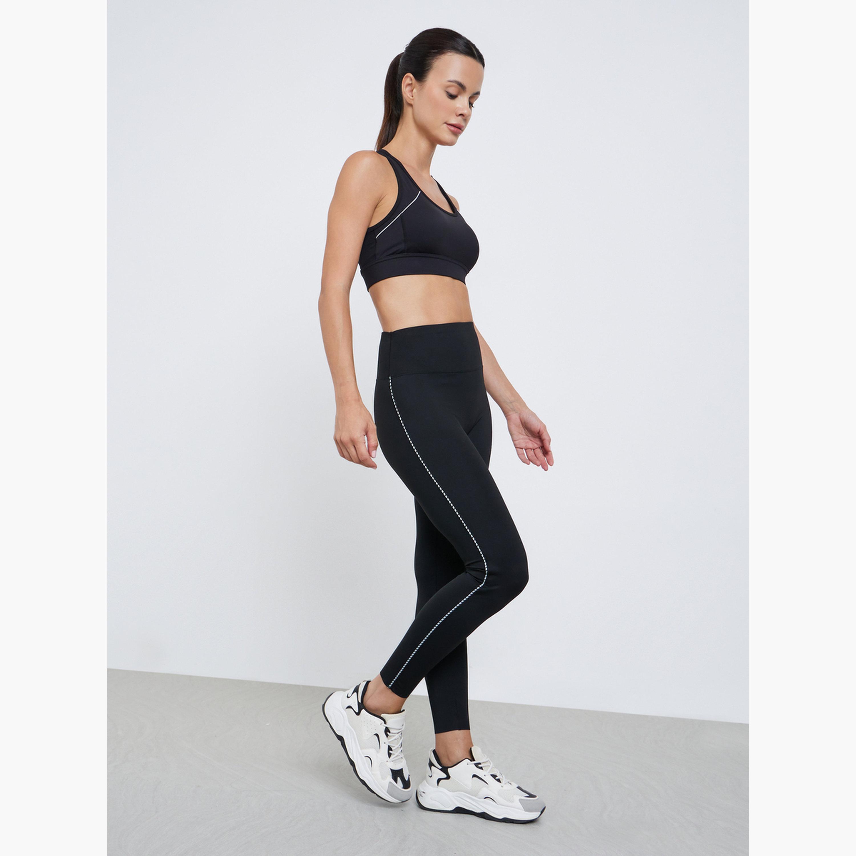 ستايلي - بنطال ضيق متباين الخطوط الجانبية-women-clothing-sportswearandactivewear-bottoms-leggings-image-2